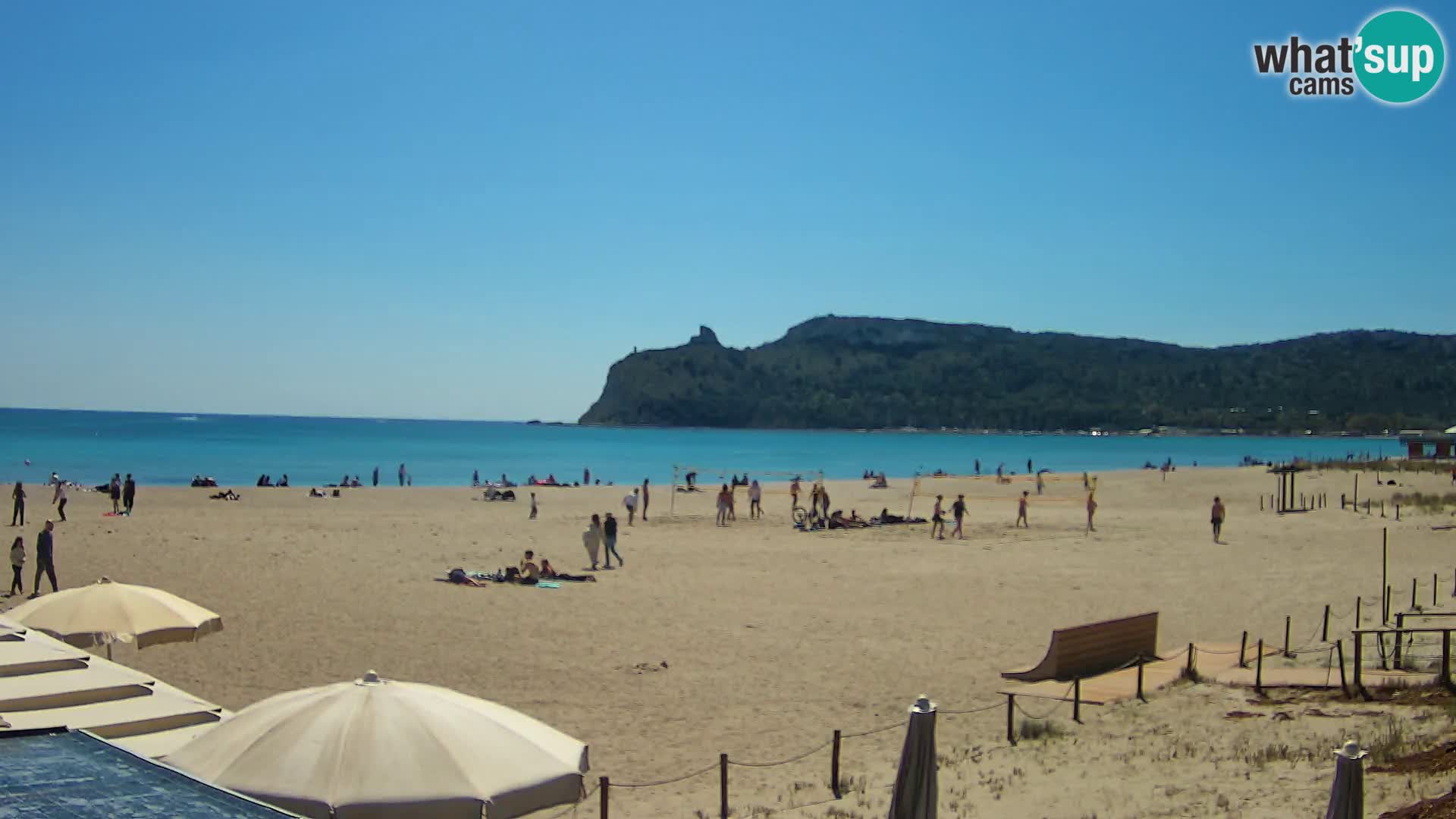 Poetto Strand Webcam | Cagliari | Sardinien