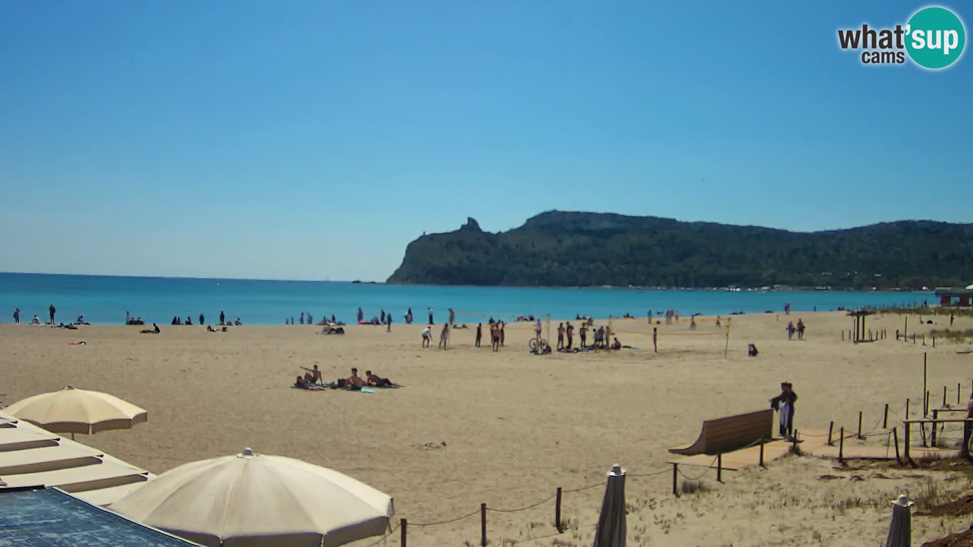 Webcam plage de Poetto | Cagliari | Sardaigne