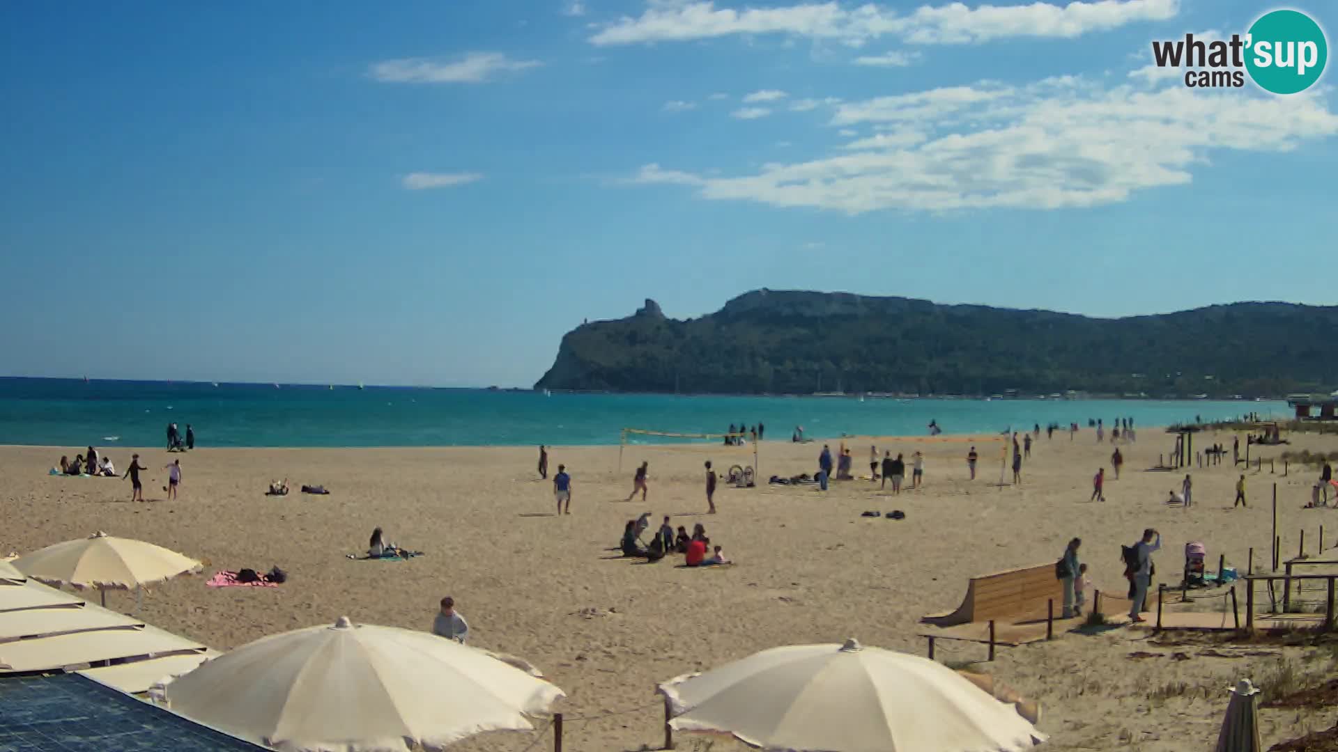 Webcam plage de Poetto | Cagliari | Sardaigne