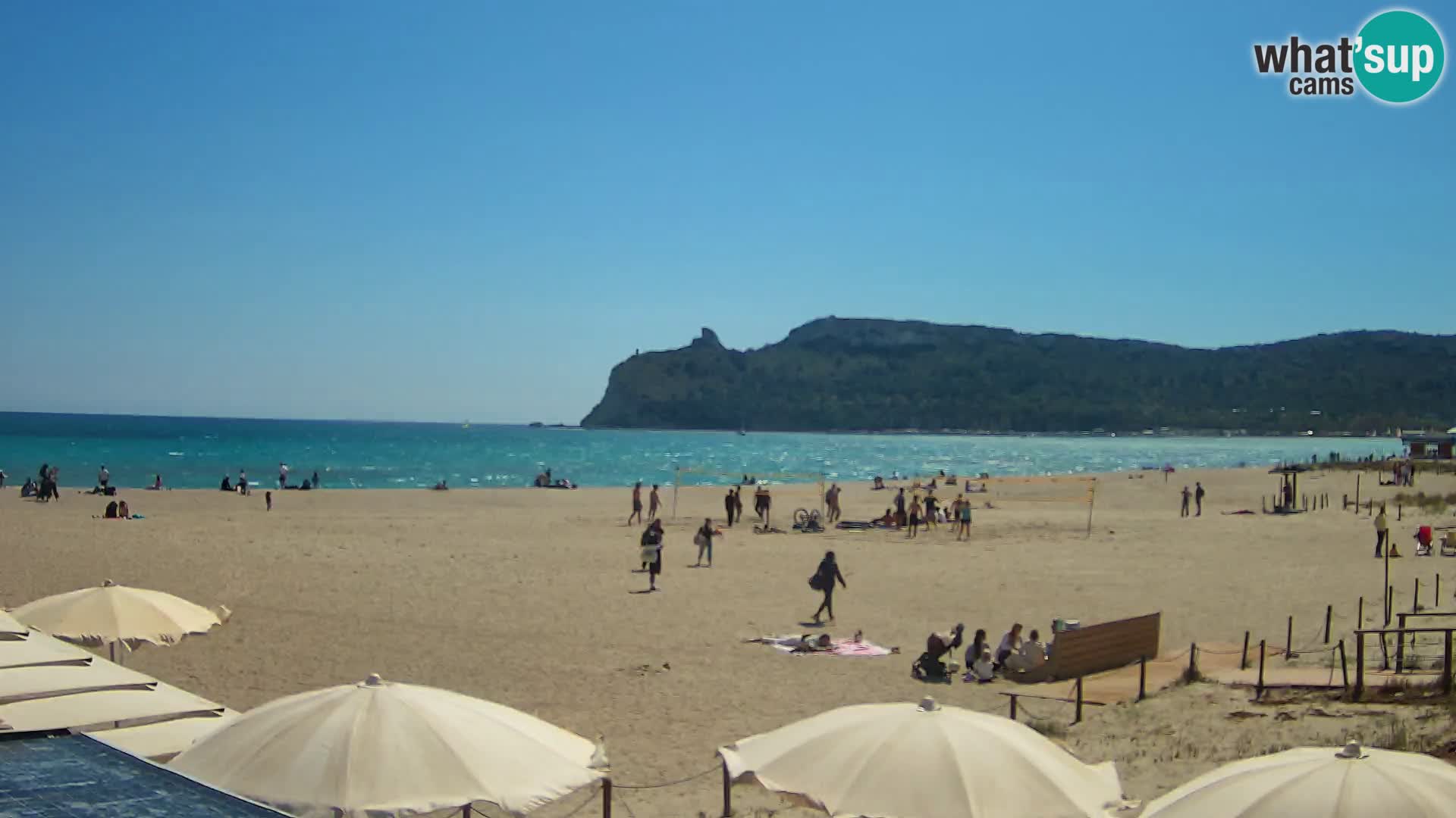 Webcam spiaggia del Poetto | Cagliari | Sardegna