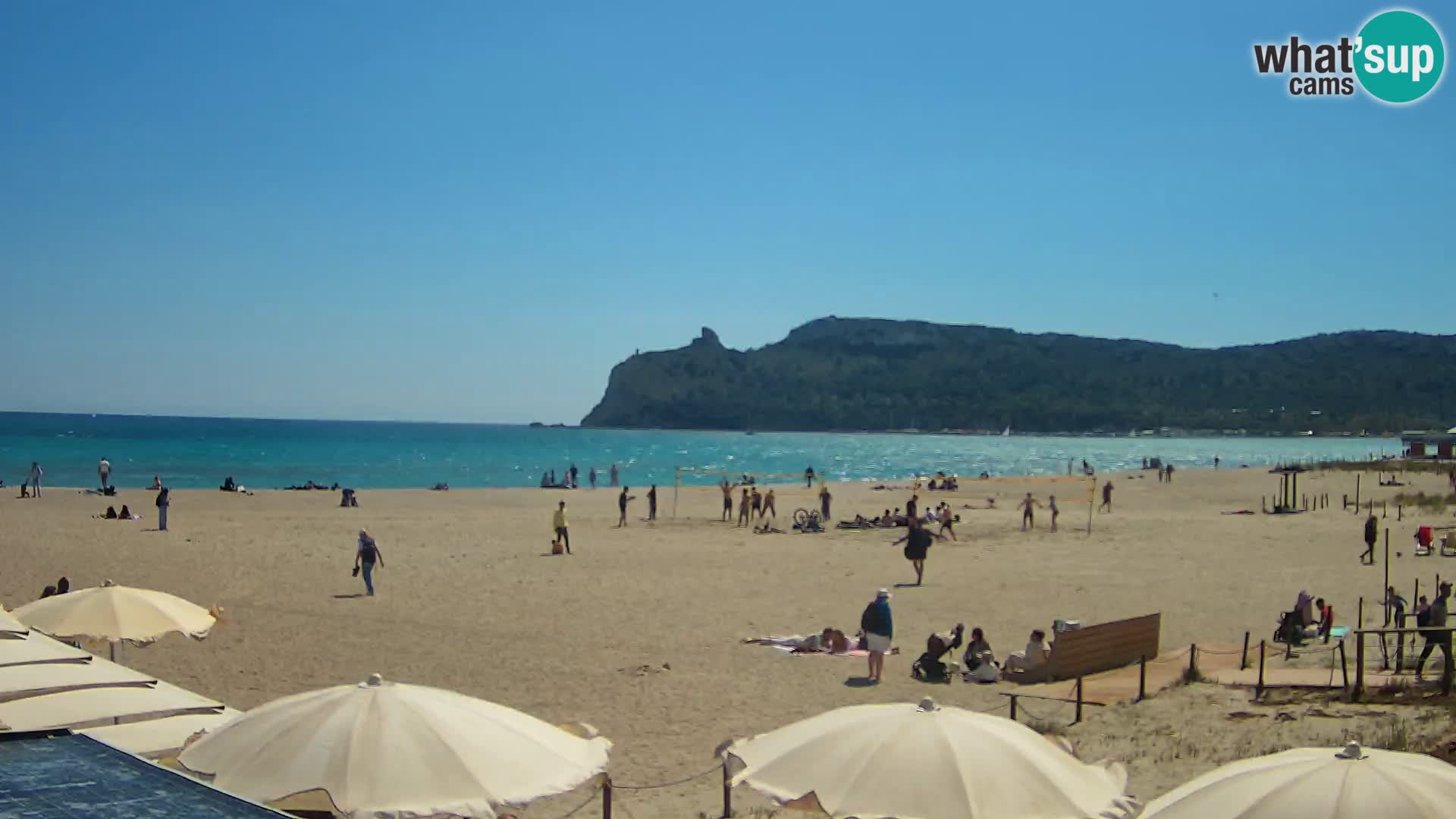 Poetto Strand Webcam | Cagliari | Sardinien
