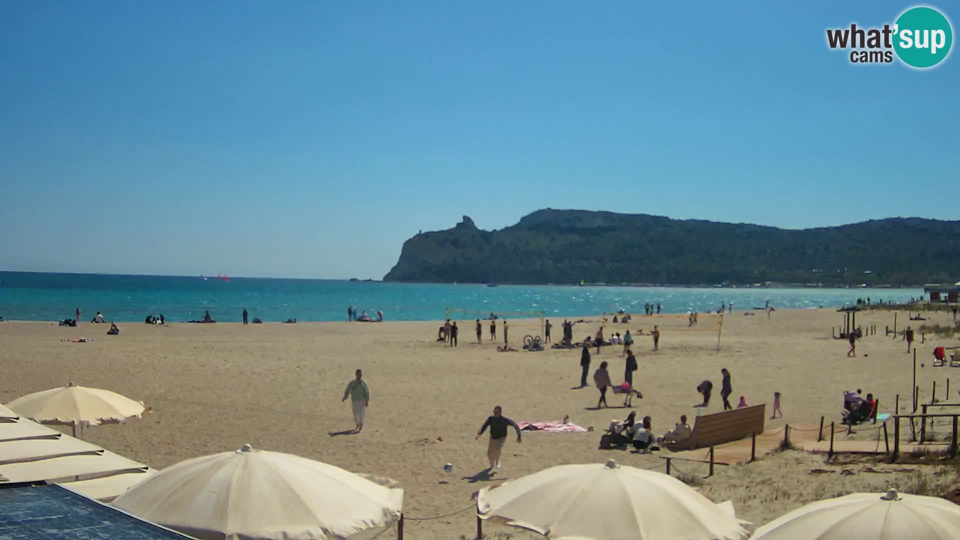 Poetto Strand Webcam | Cagliari | Sardinien