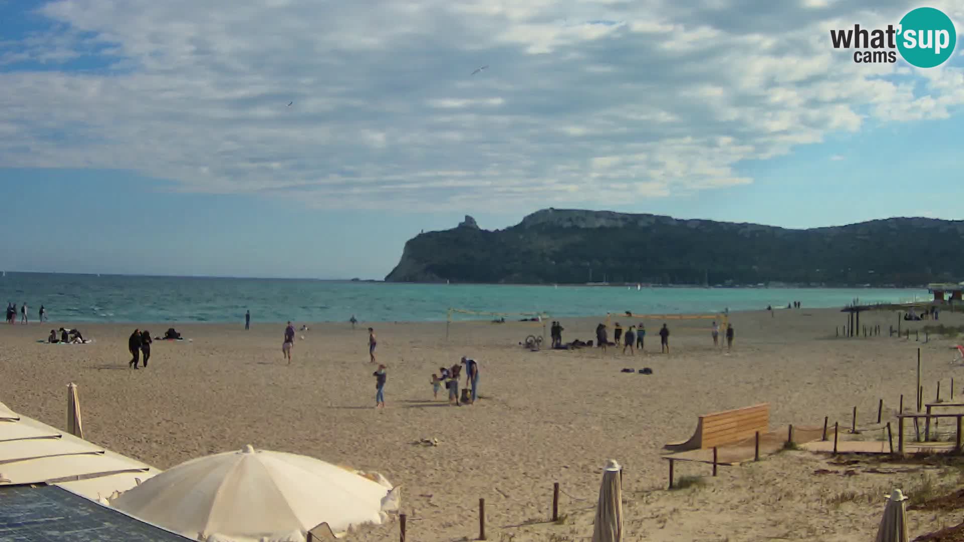 Poetto beach webcam | Cagliari | Sardinia