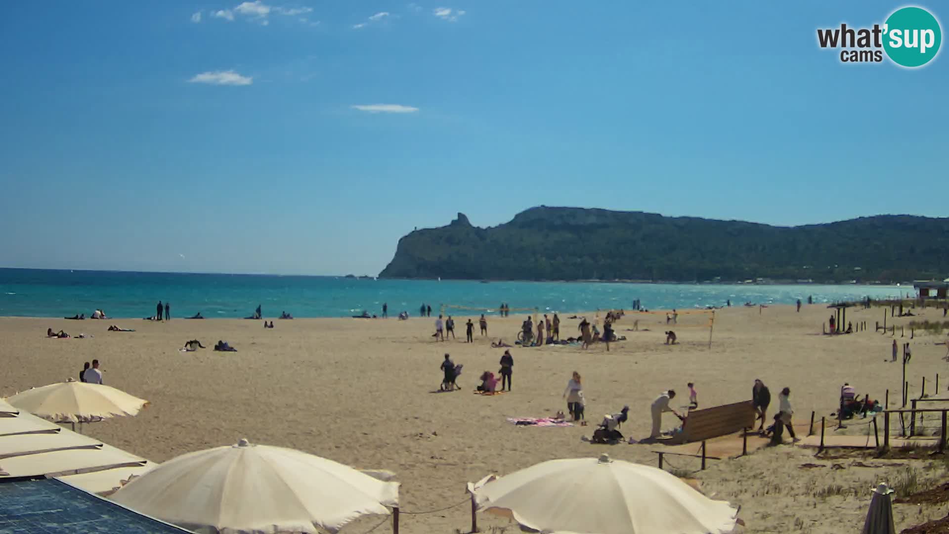 Webcam plage de Poetto | Cagliari | Sardaigne
