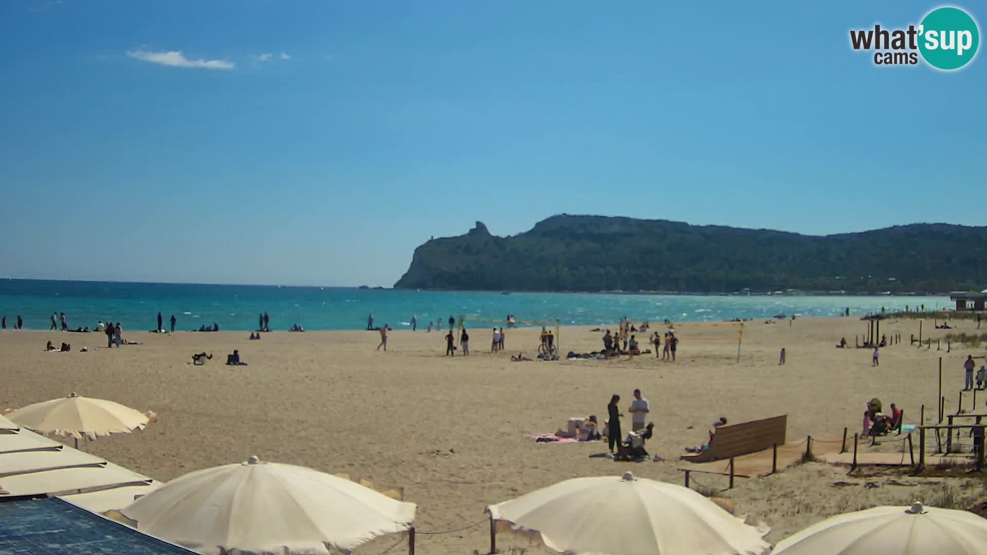 Webcam spiaggia del Poetto | Cagliari | Sardegna