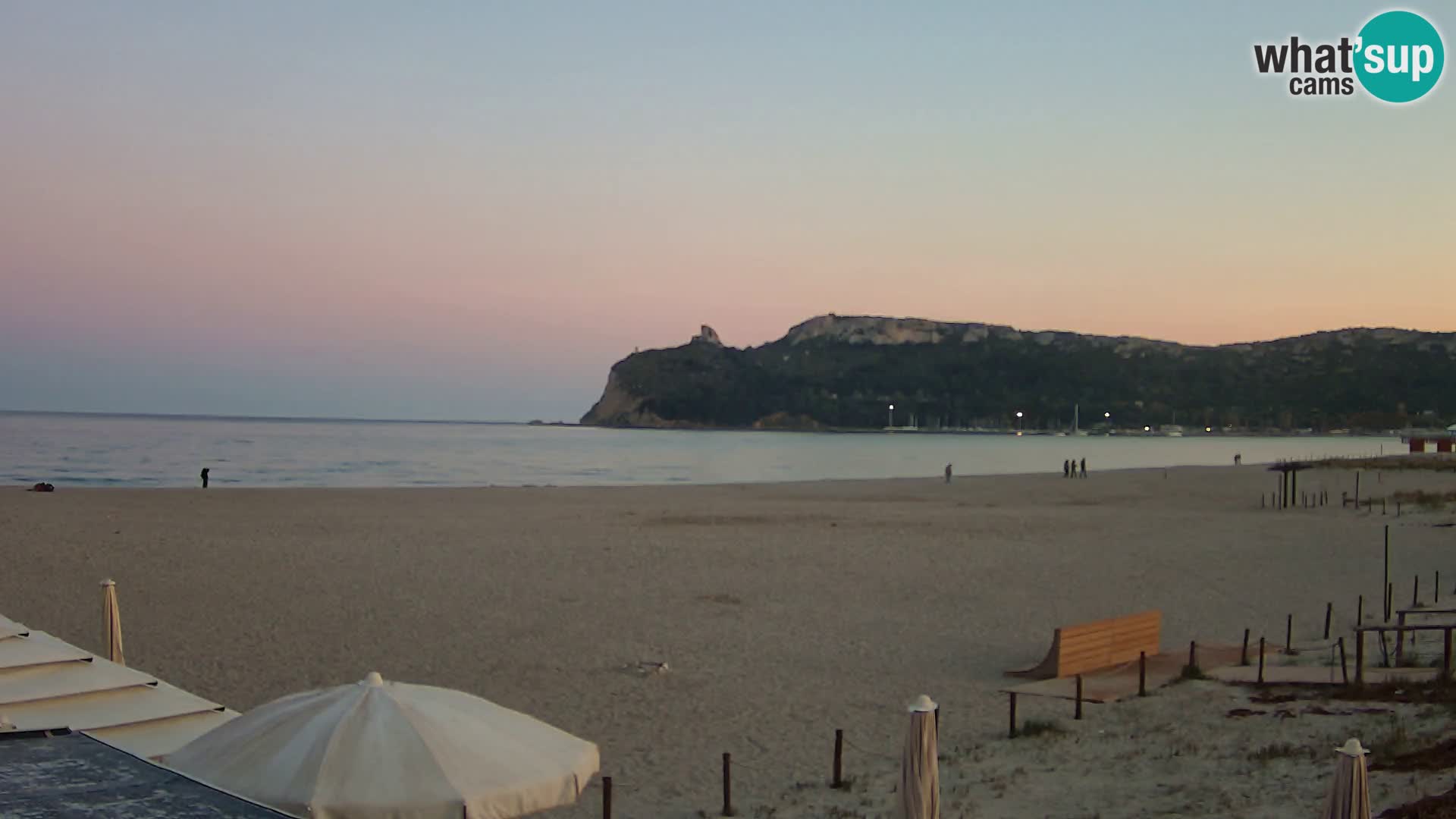 Poetto beach webcam | Cagliari | Sardinija