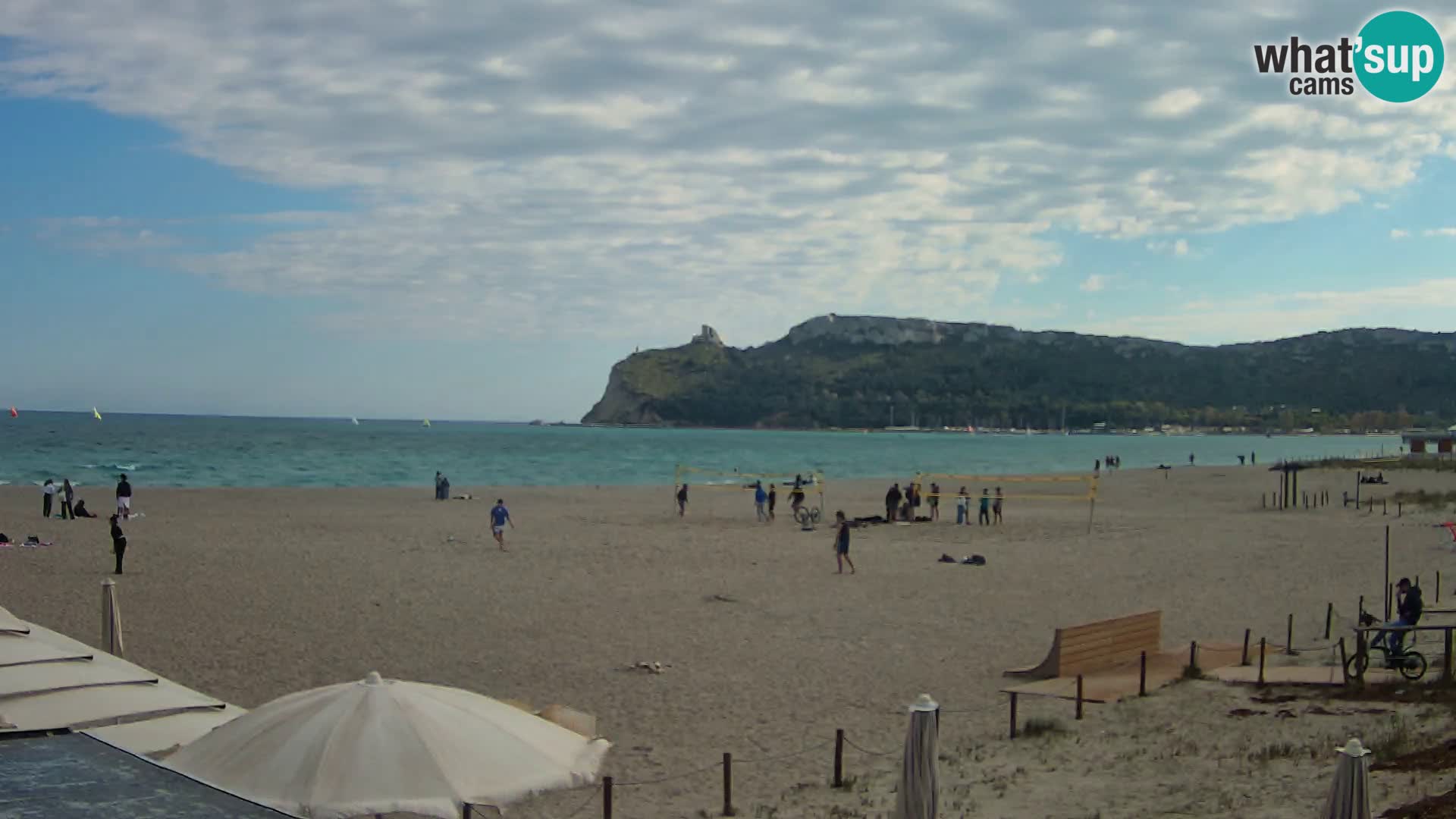 Poetto beach webcam | Cagliari | Sardinija