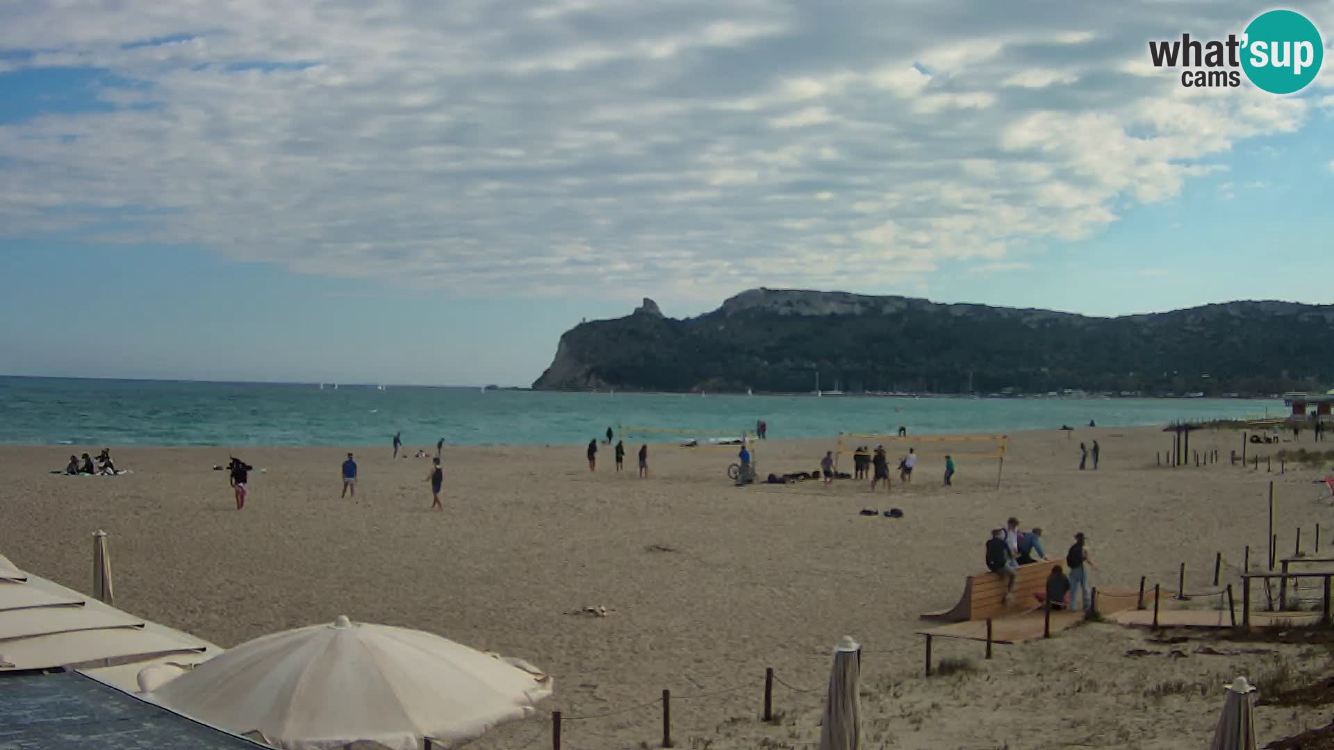 Poetto beach webcam | Cagliari | Sardinija