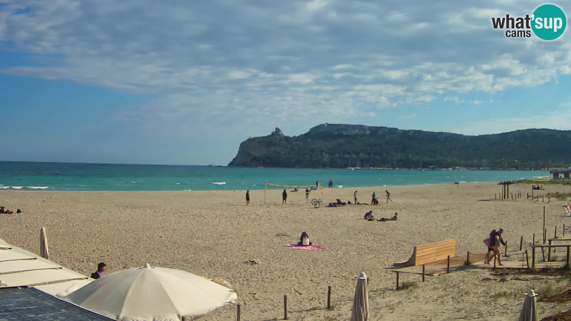 Poetto beach webcam | Cagliari | Sardinija