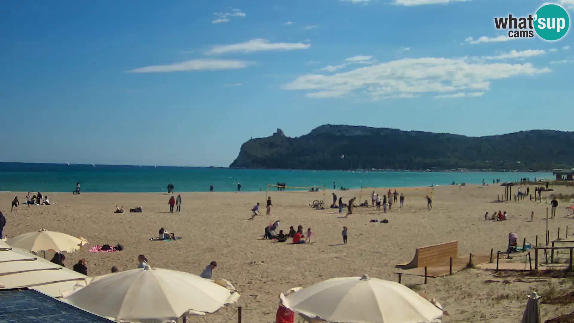 Webcam plage de Poetto | Cagliari | Sardaigne