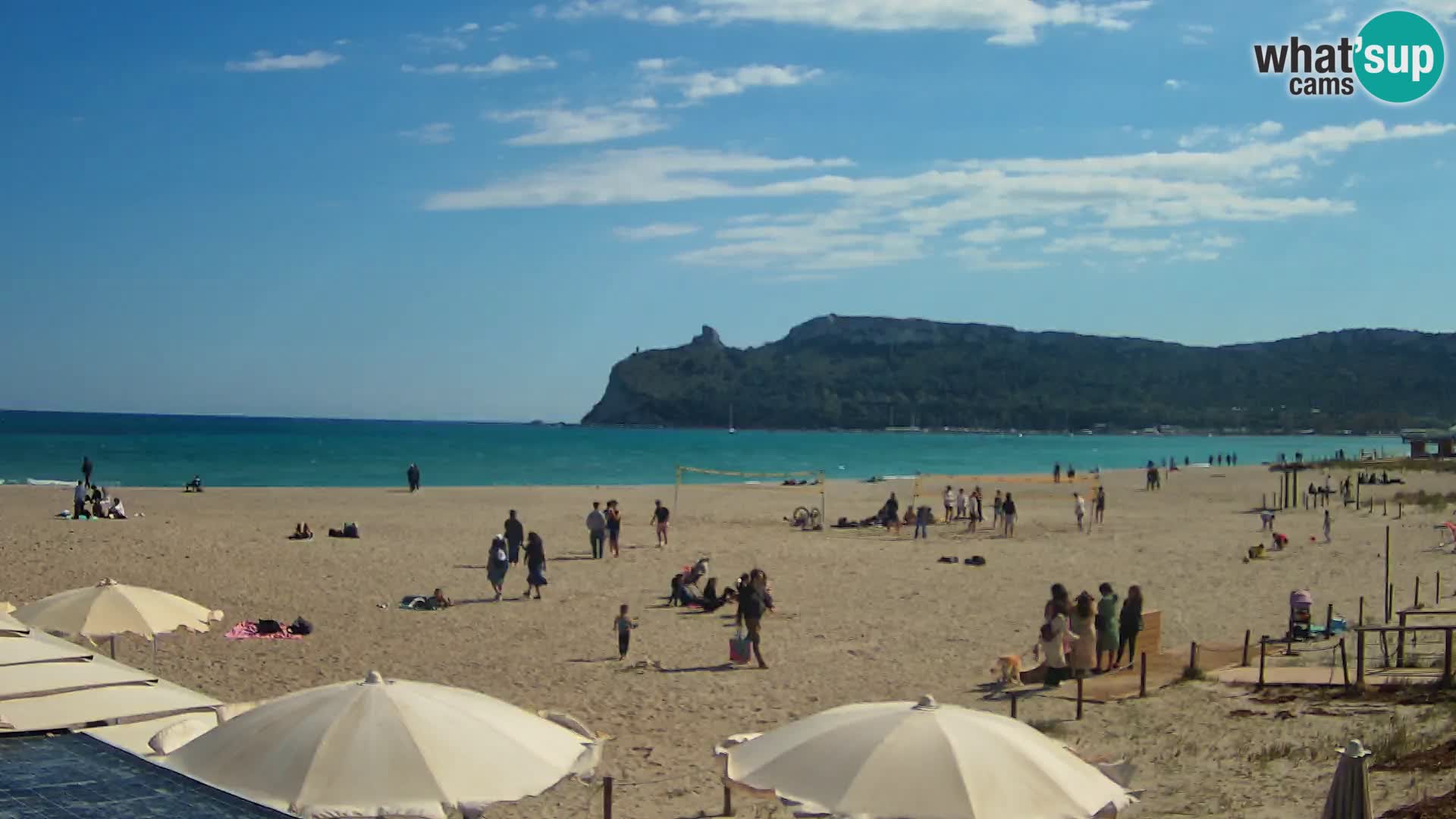 Poetto beach webcam | Cagliari | Sardinija