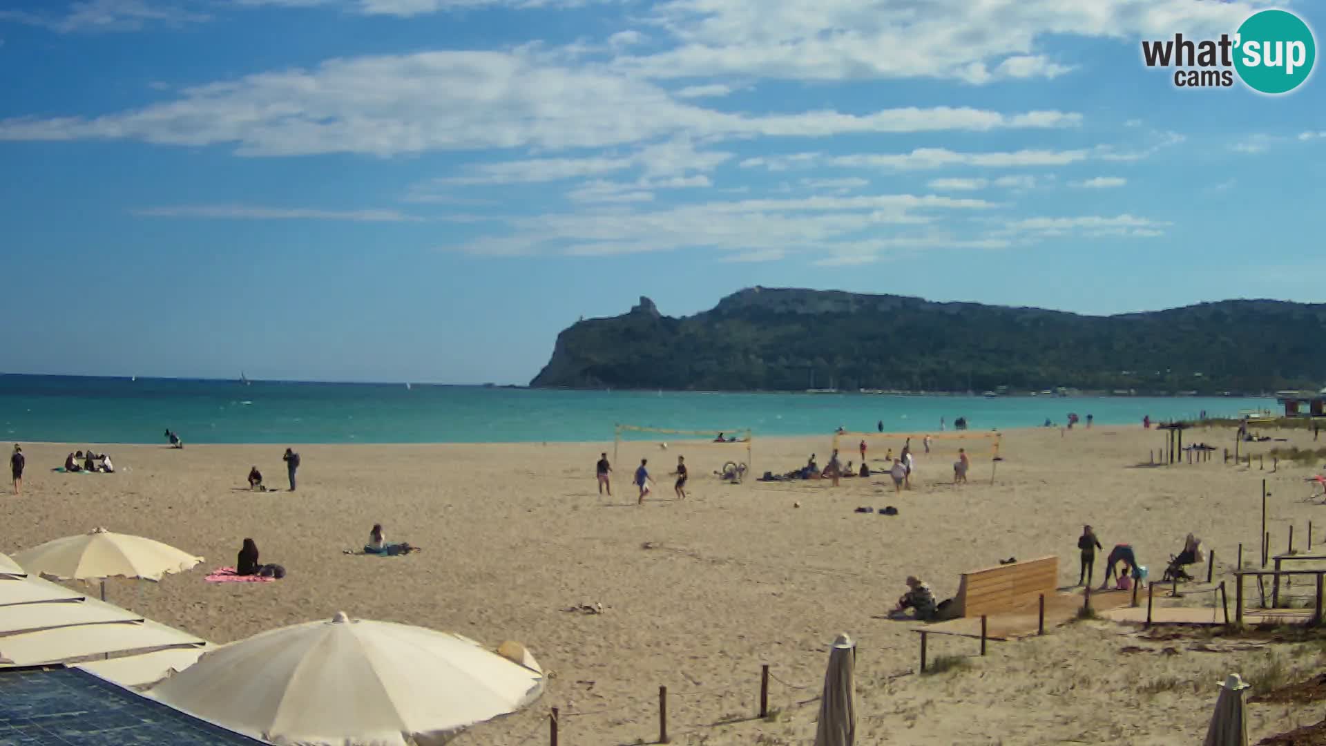 Poetto beach webcam | Cagliari | Sardinia