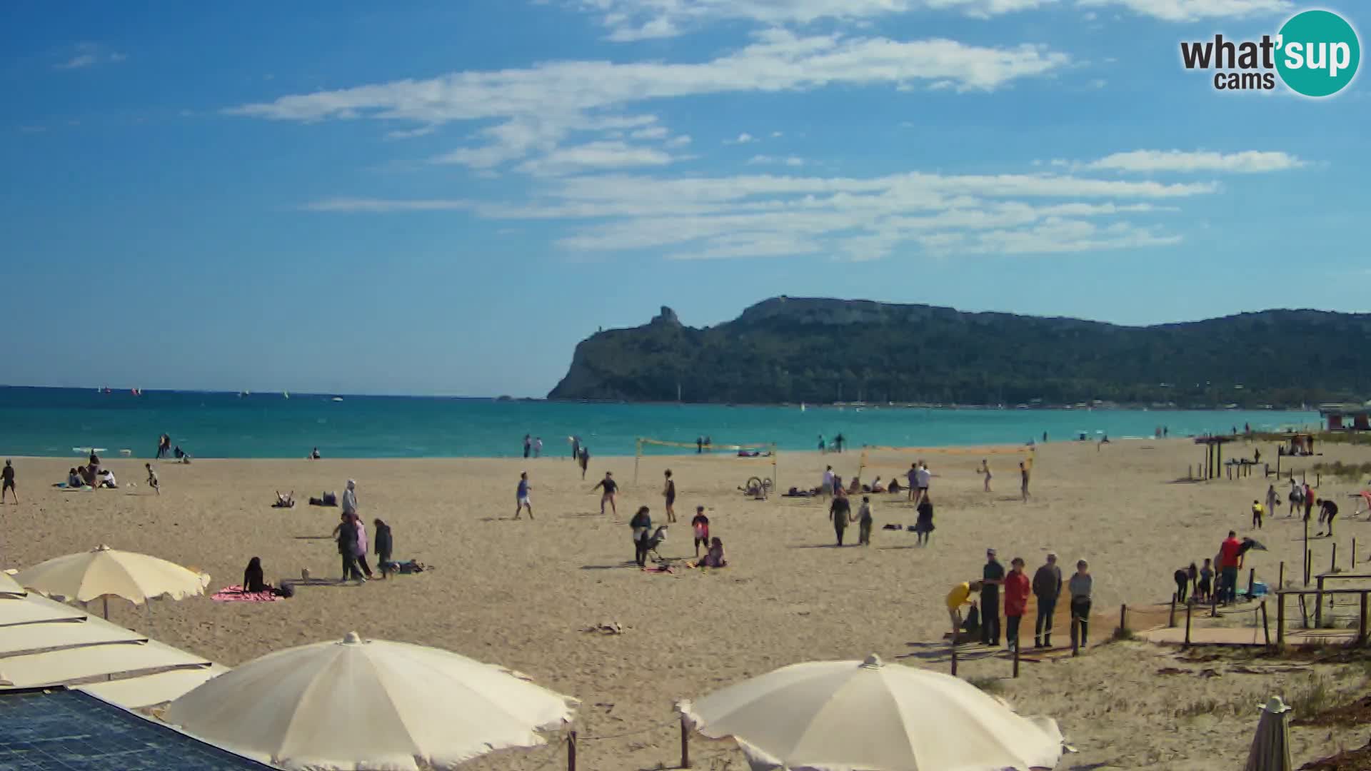 Poetto Strand Webcam | Cagliari | Sardinien