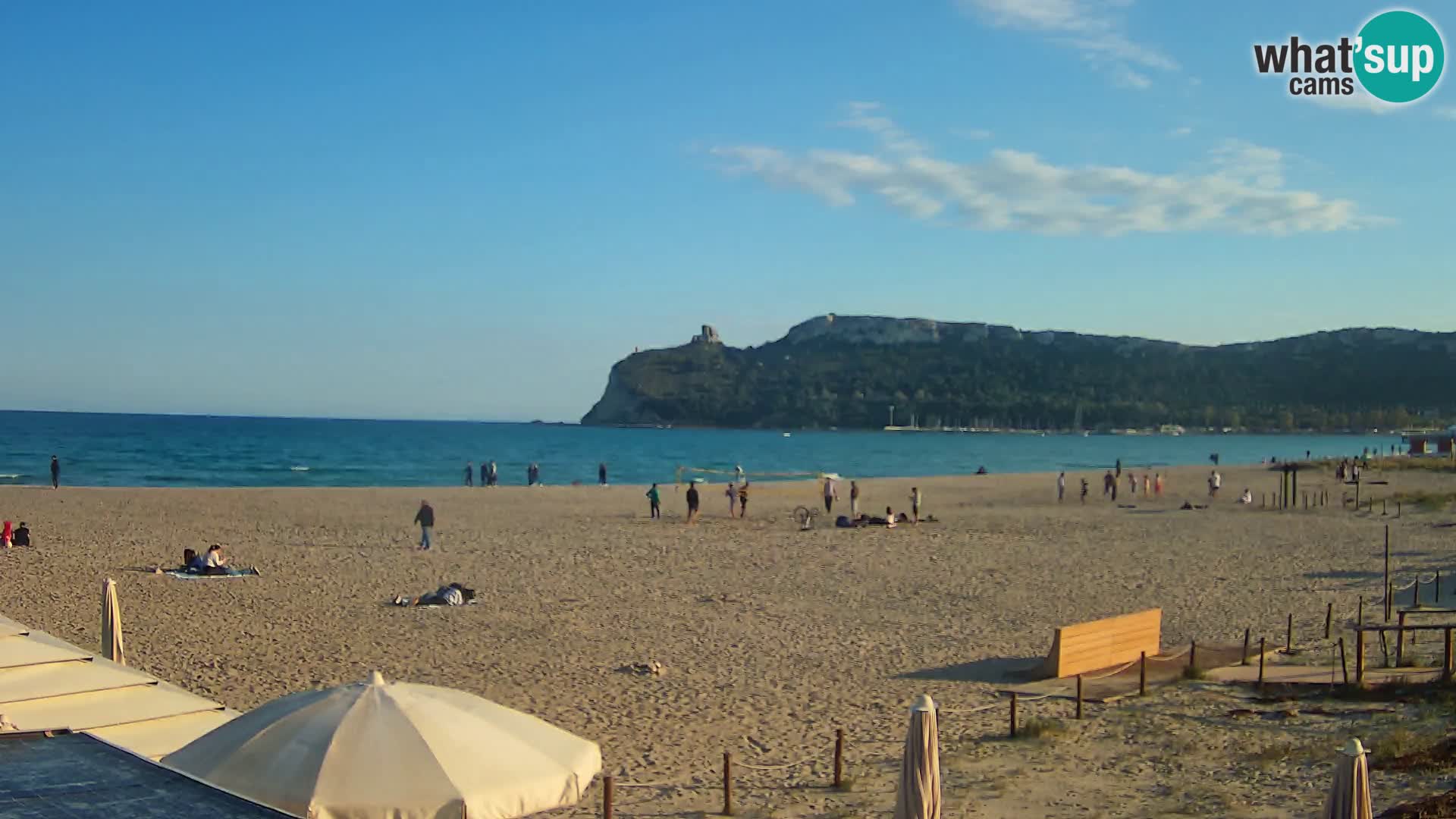 Poetto beach webcam | Cagliari | Sardinija