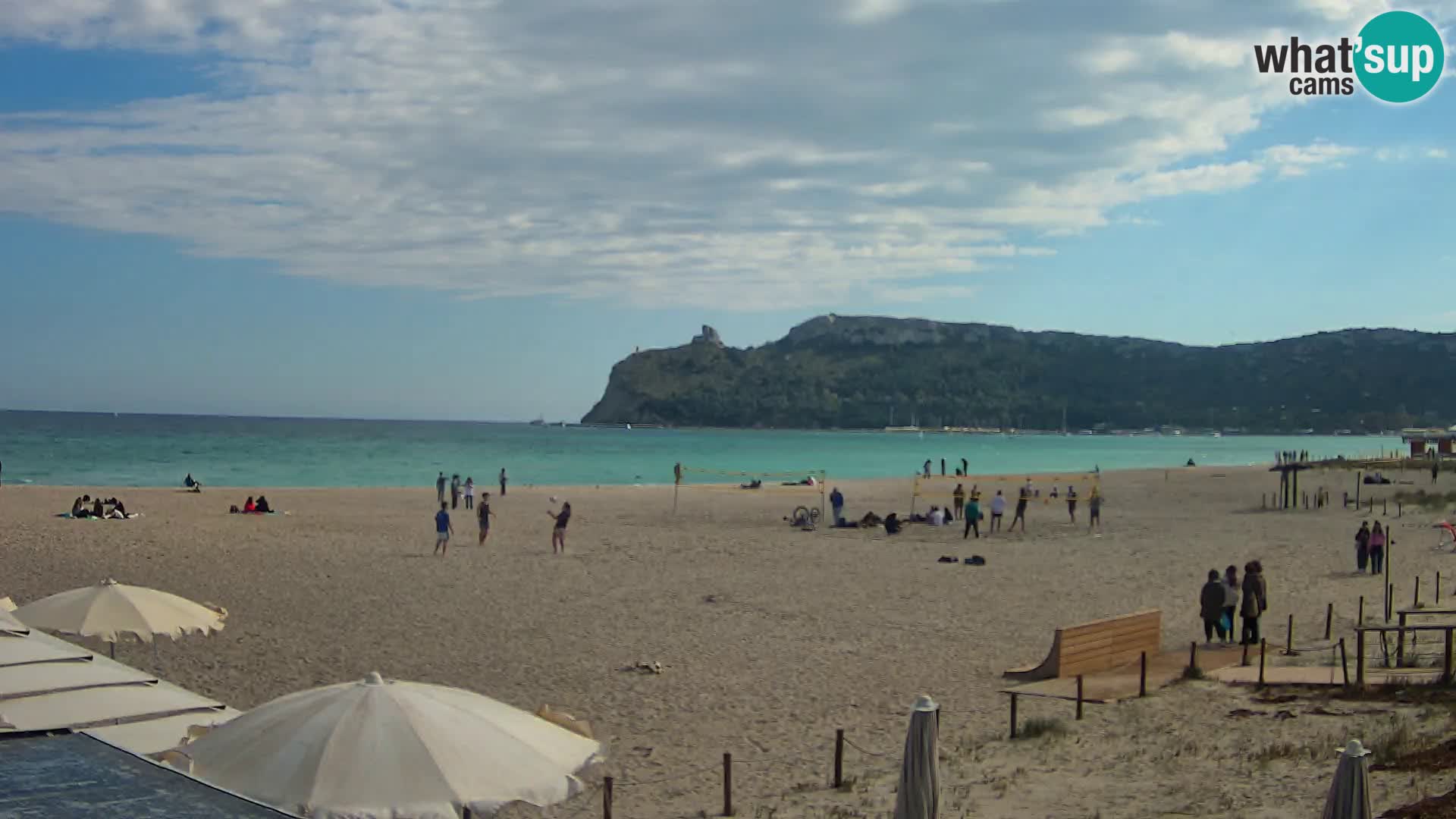 Poetto Strand Webcam | Cagliari | Sardinien