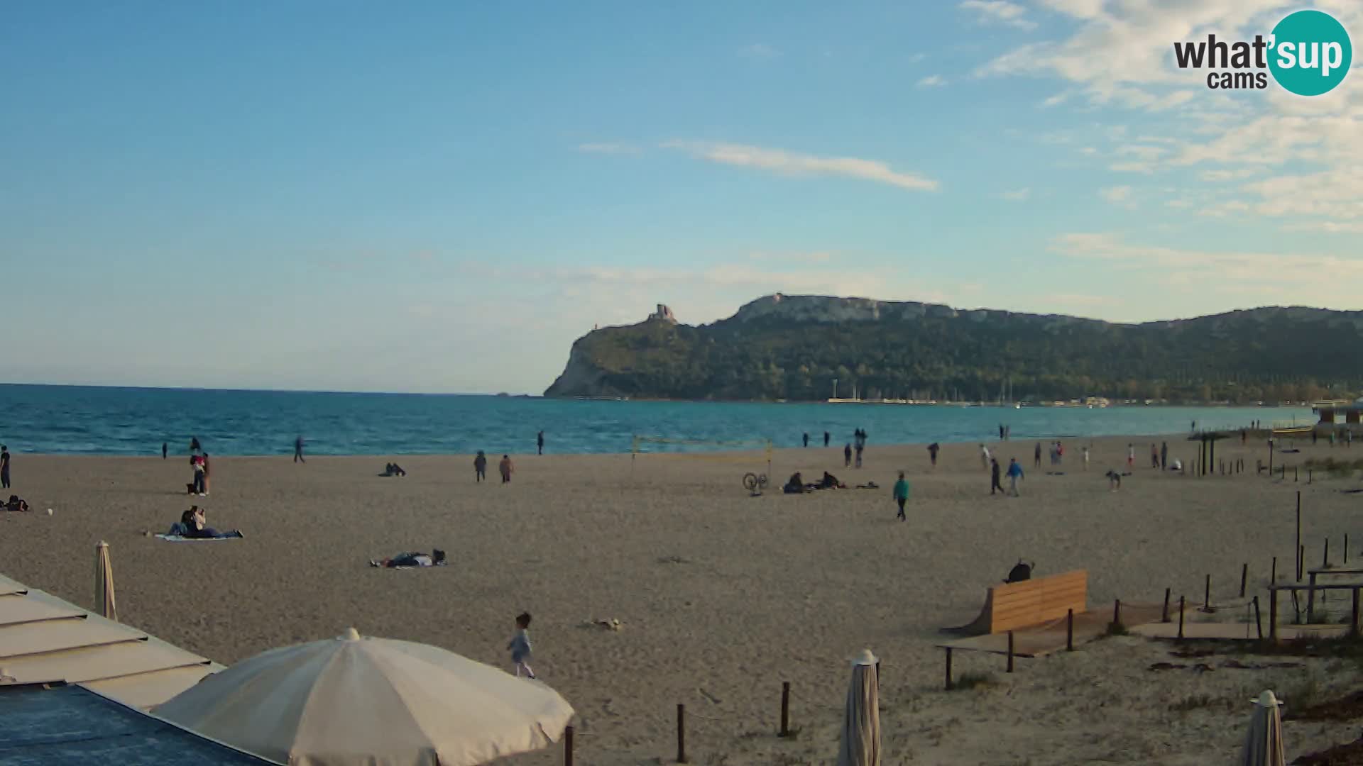 Webcam plage de Poetto | Cagliari | Sardaigne