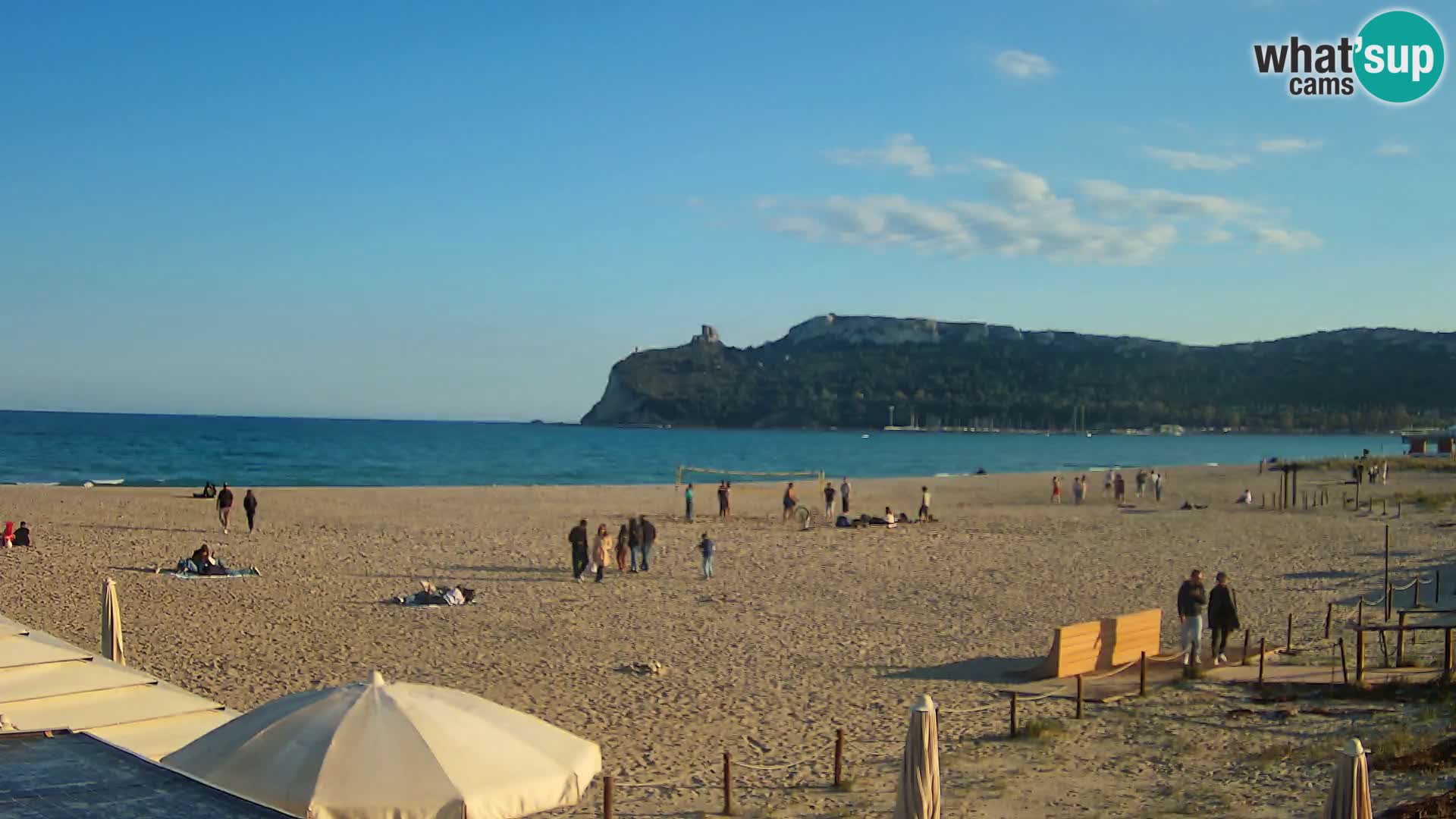 Poetto beach webcam | Cagliari | Sardinia
