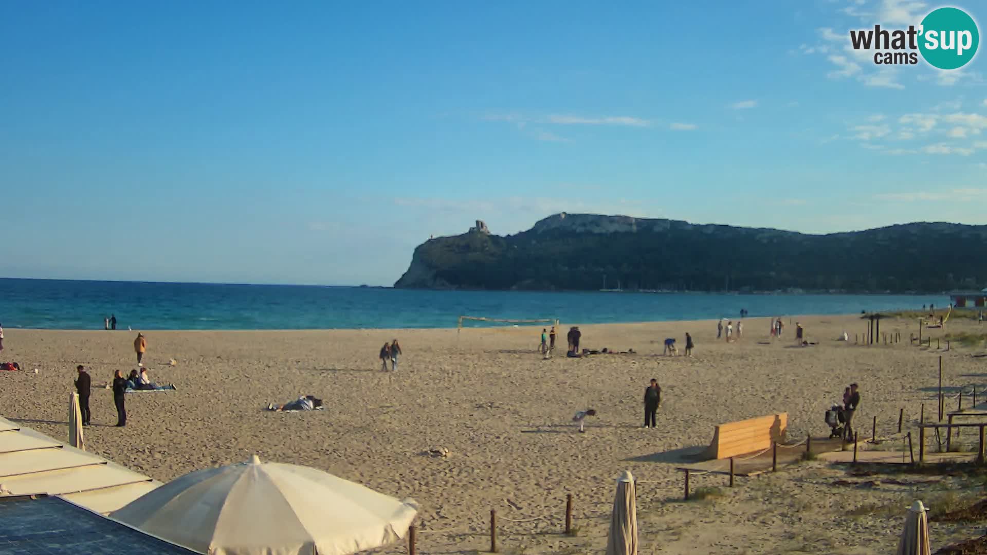 Poetto beach webcam | Cagliari | Sardinija