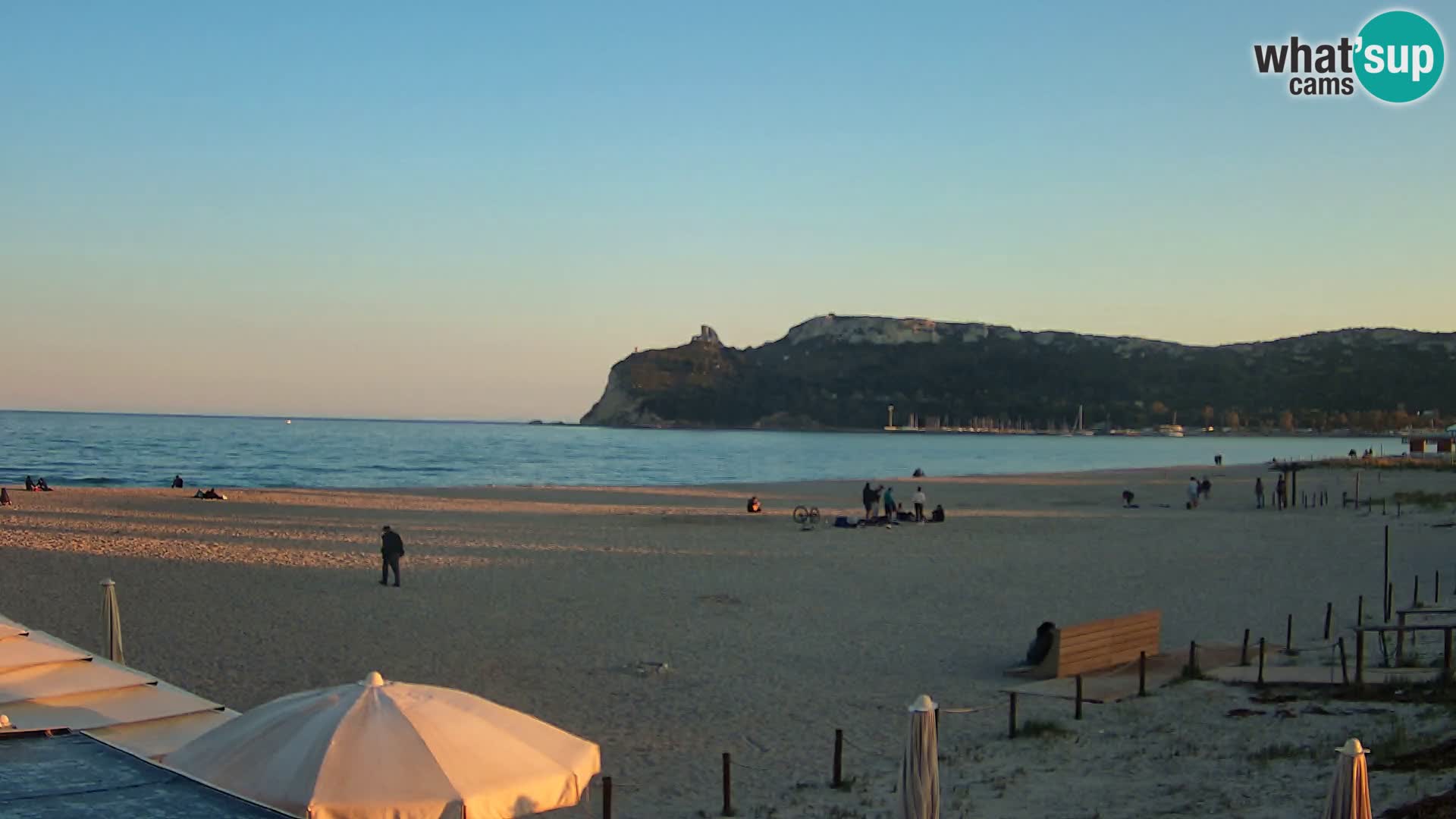 Poetto beach webcam | Cagliari | Sardinija