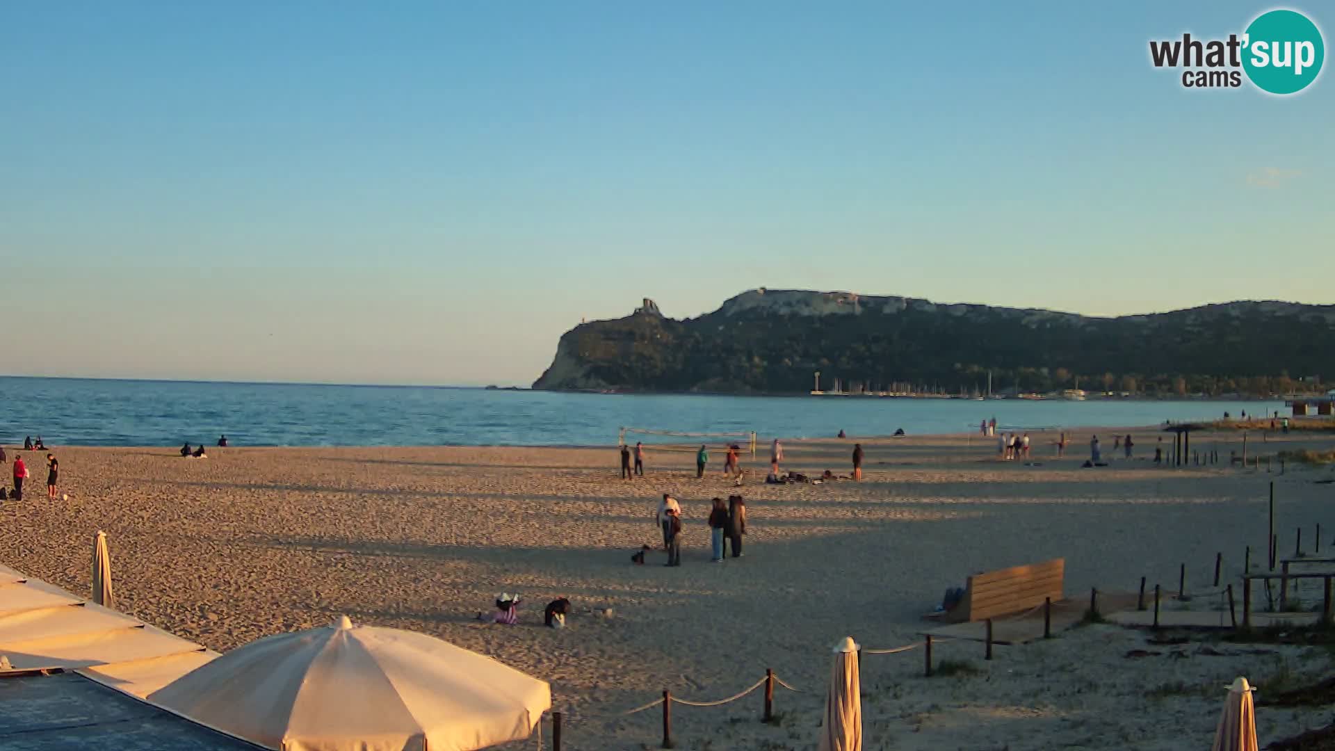 Webcam plage de Poetto | Cagliari | Sardaigne