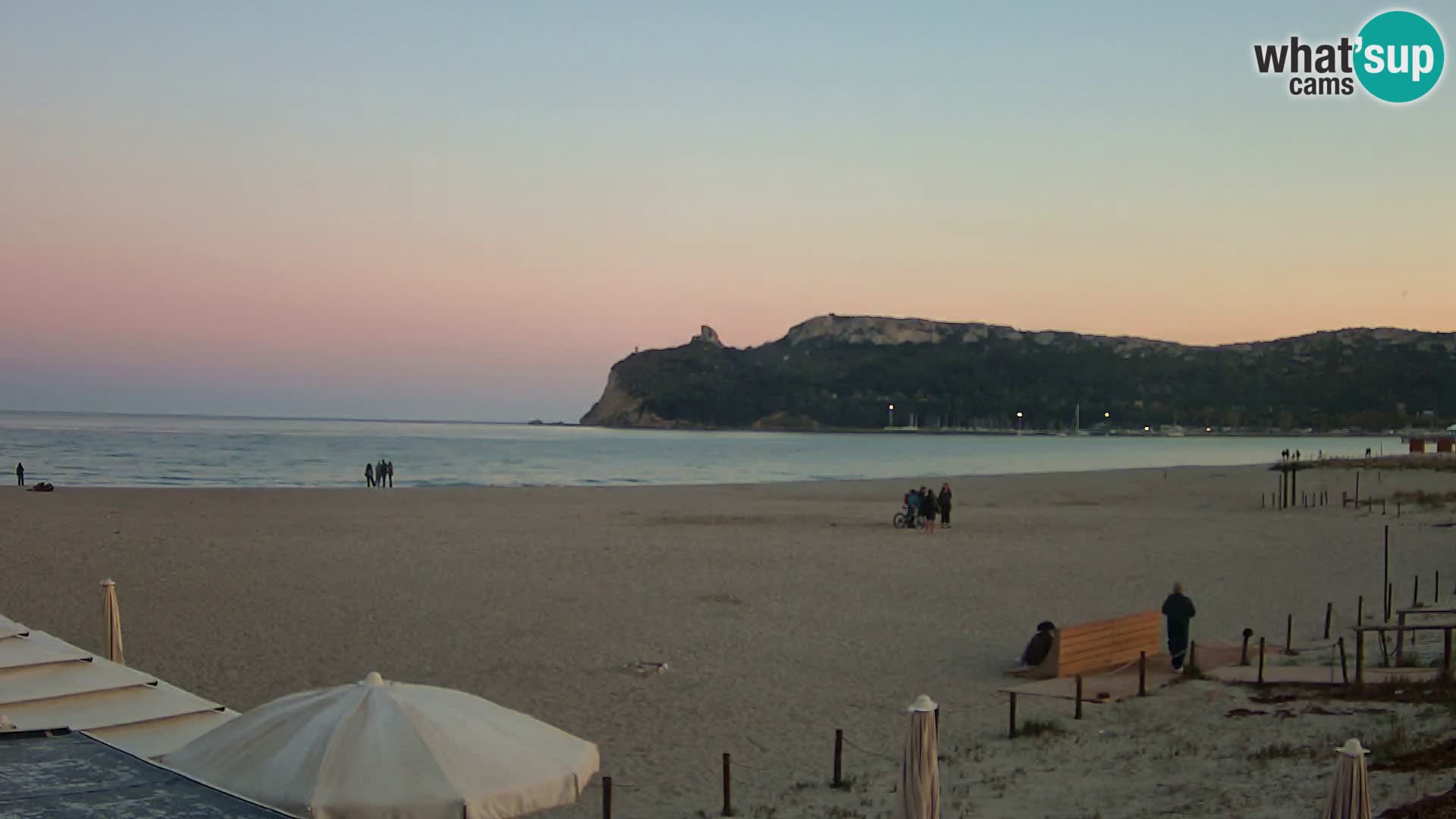 Poetto beach webcam | Cagliari | Sardinija
