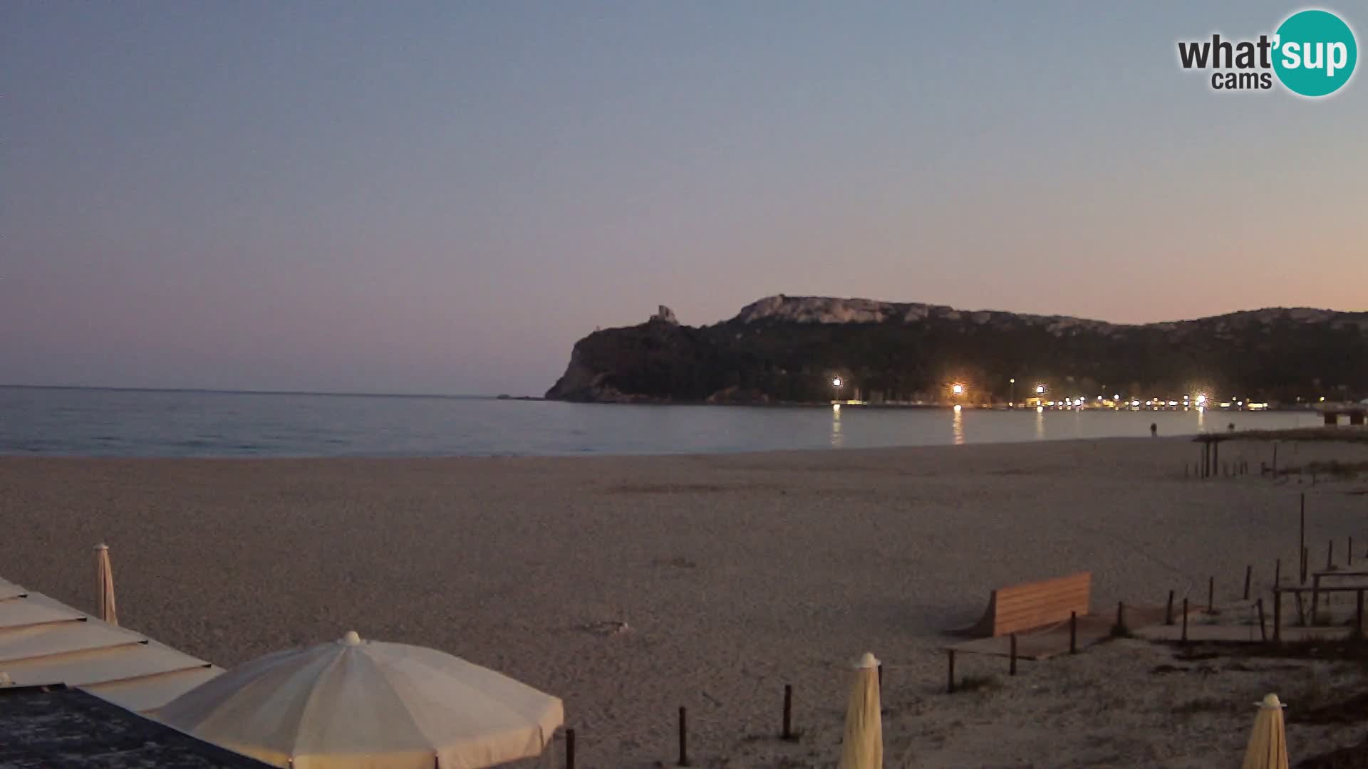 Webcam plage de Poetto | Cagliari | Sardaigne