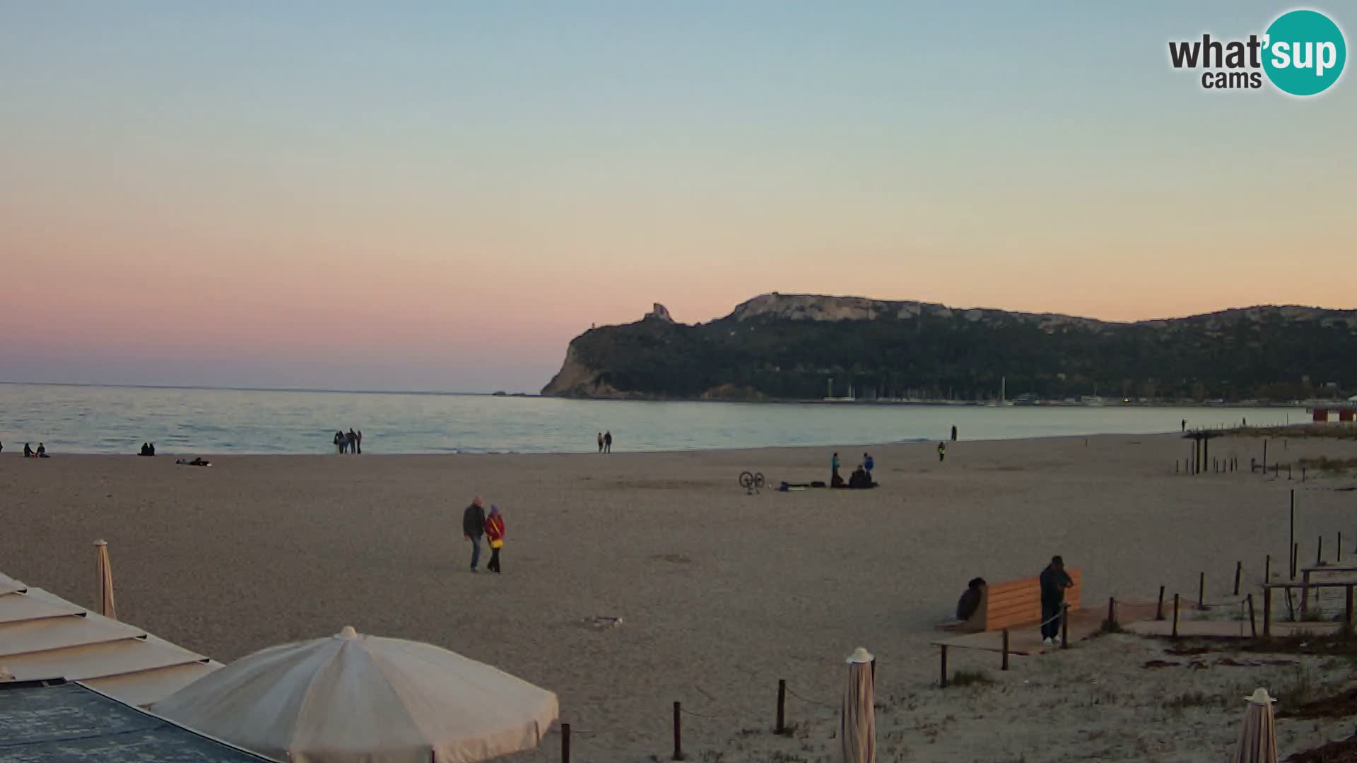 Webcam plage de Poetto | Cagliari | Sardaigne