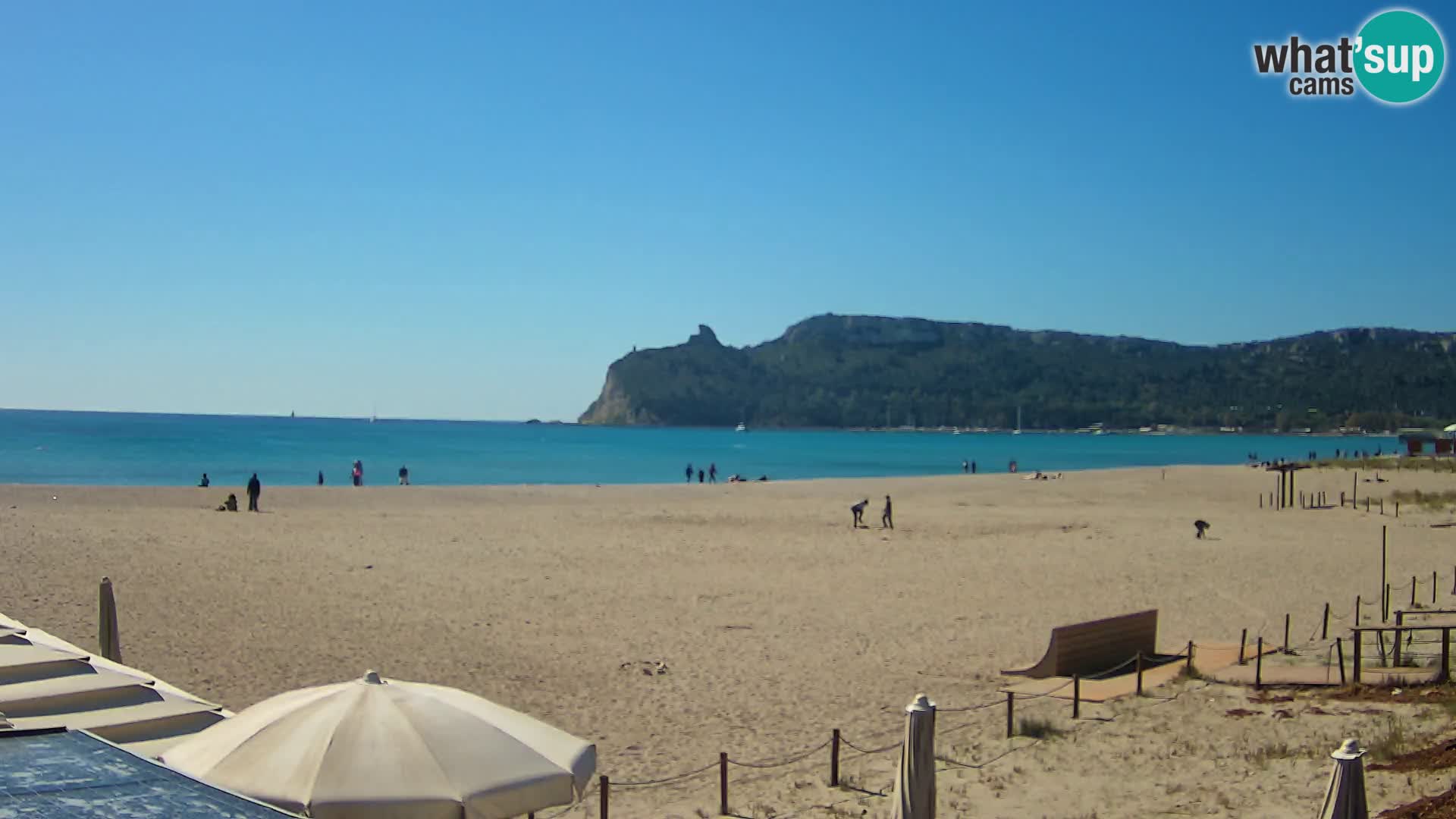 Poetto beach webcam | Cagliari | Sardinia