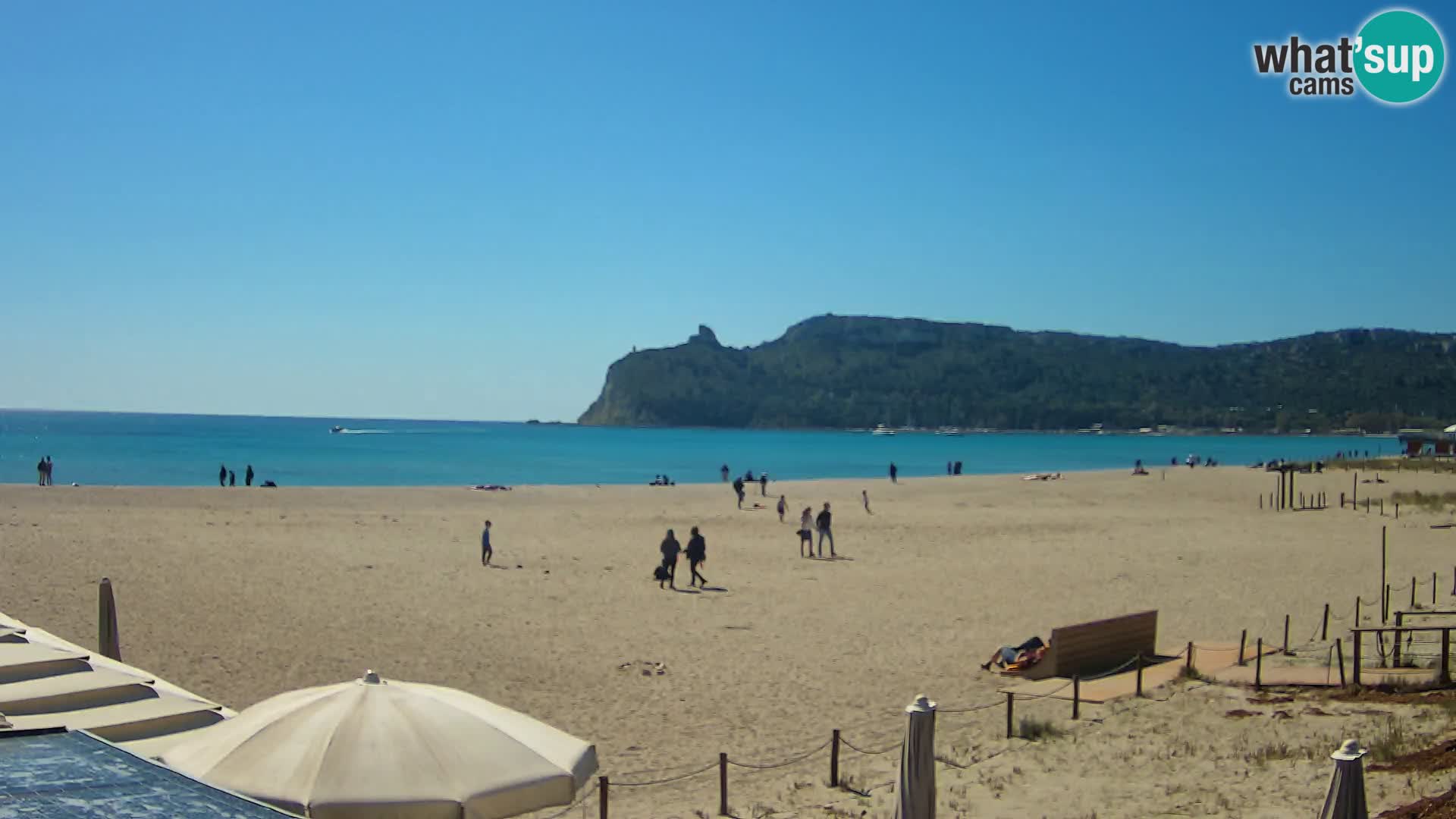 Webcam spiaggia del Poetto | Cagliari | Sardegna