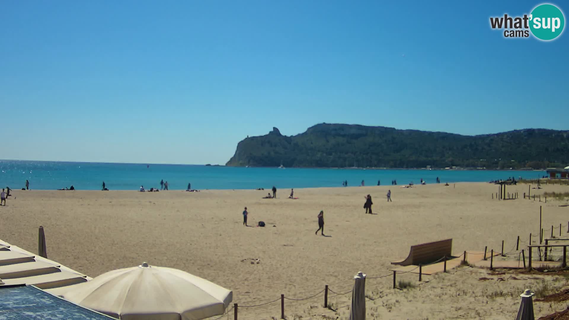 Webcam spiaggia del Poetto | Cagliari | Sardegna