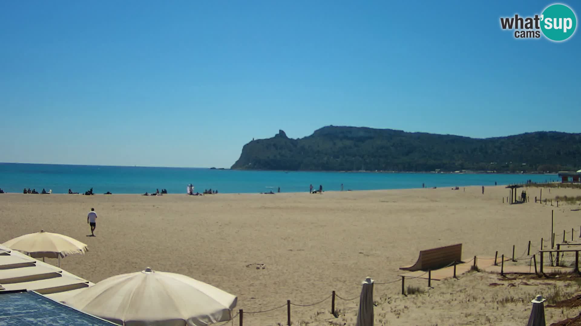 Poetto Strand Webcam | Cagliari | Sardinien