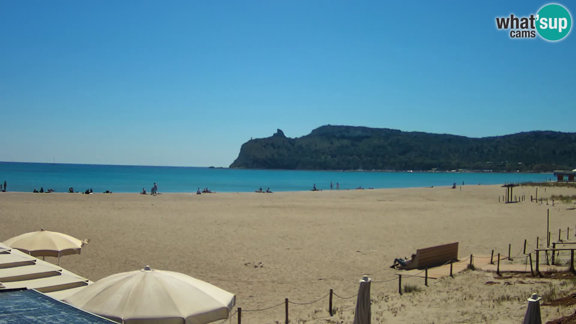 Poetto Strand Webcam | Cagliari | Sardinien