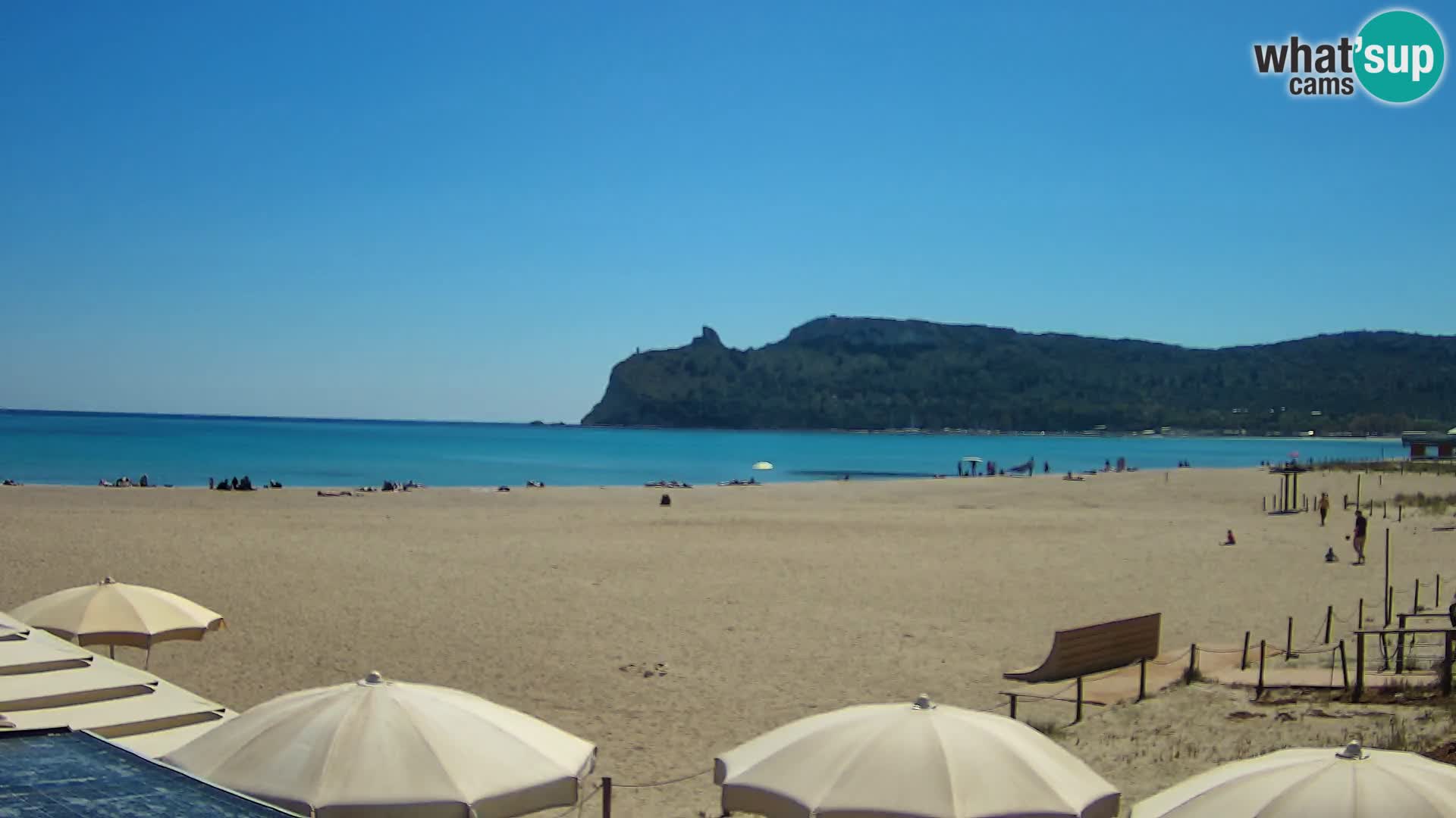 Poetto beach webcam | Cagliari | Sardinia