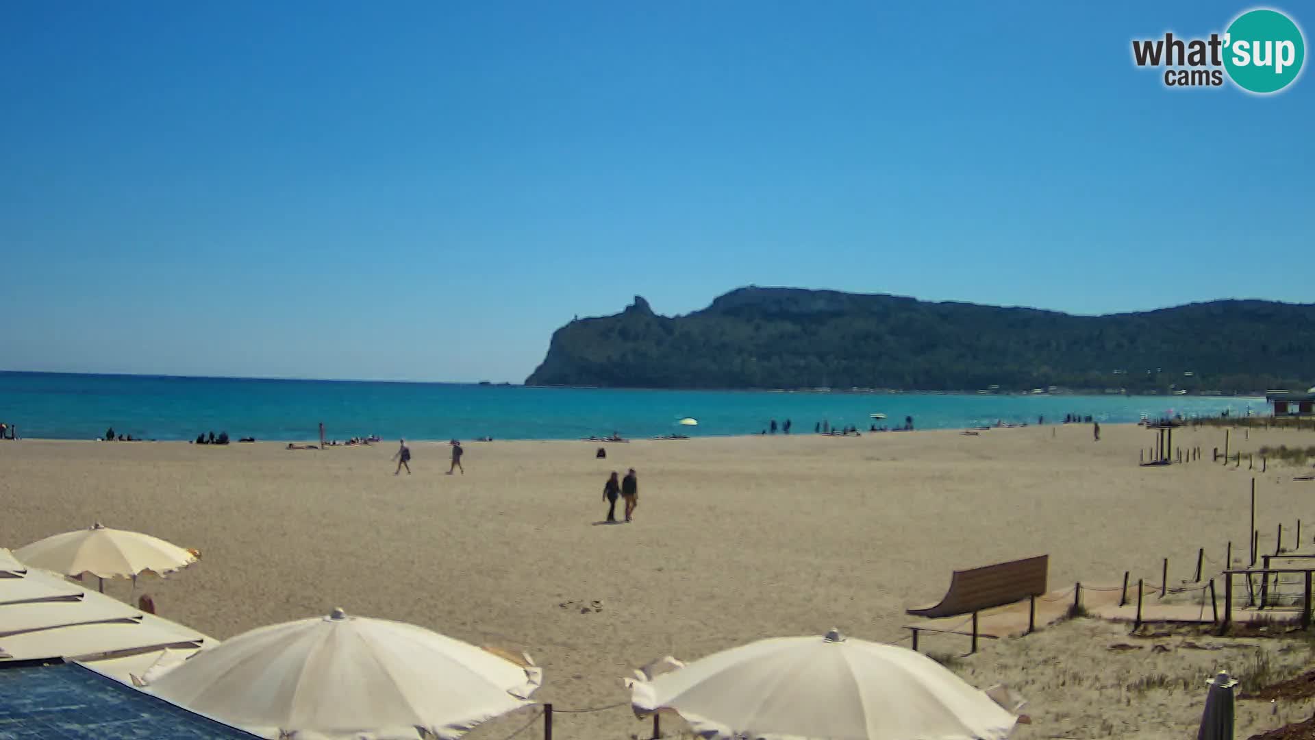 Webcam plage de Poetto | Cagliari | Sardaigne