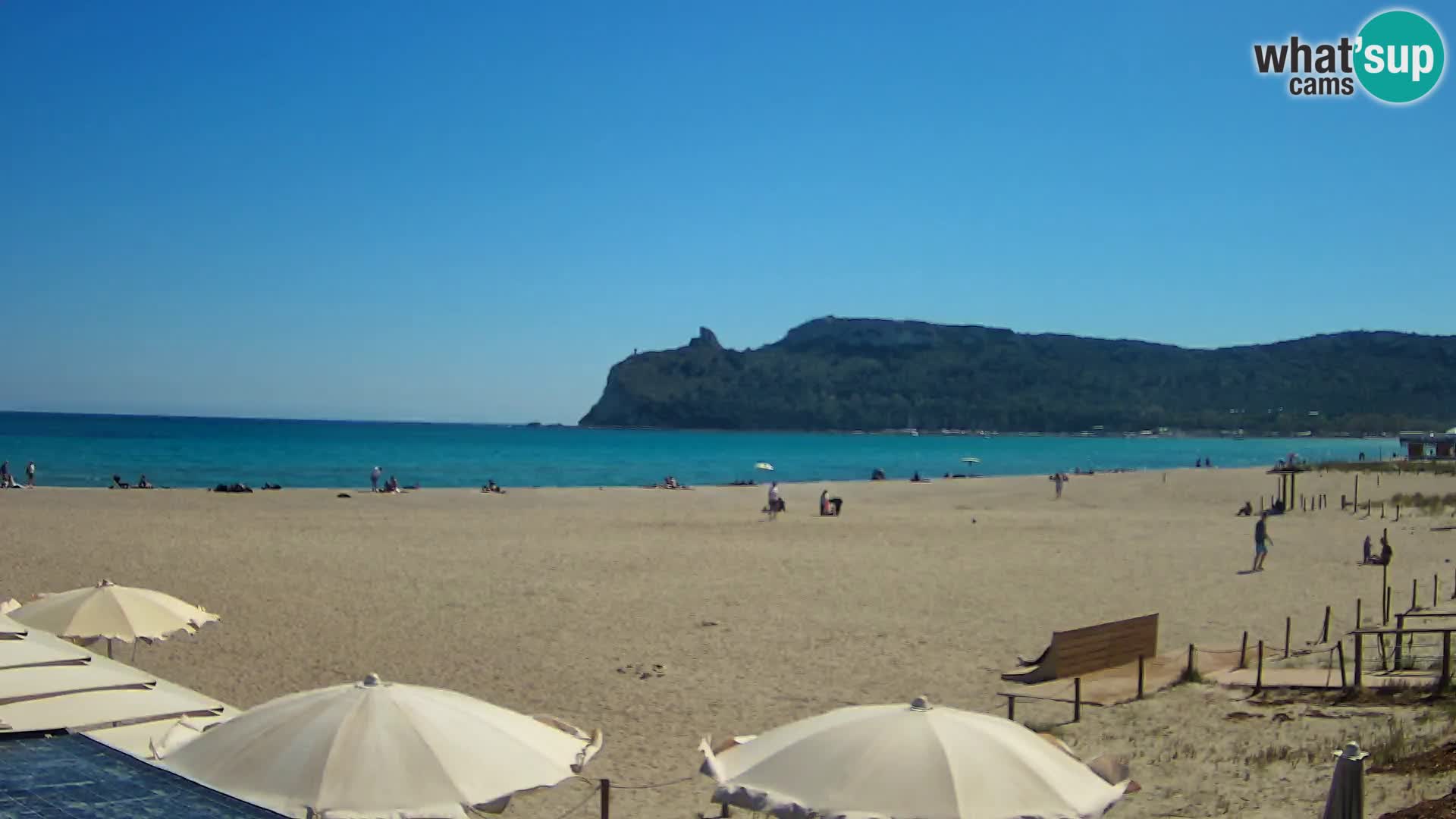 Poetto beach webcam | Cagliari | Sardinija