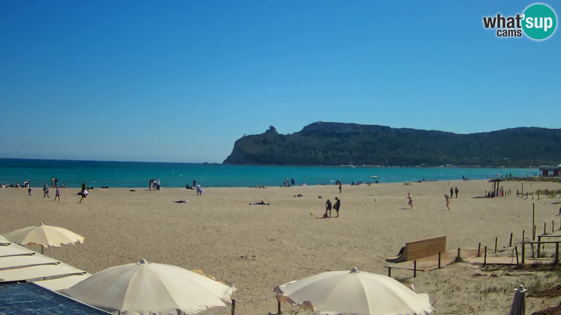Poetto Strand Webcam | Cagliari | Sardinien