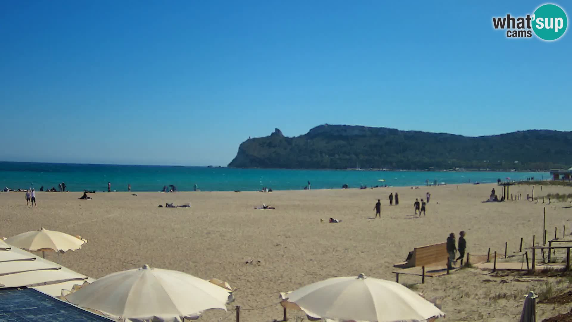 Poetto beach webcam | Cagliari | Sardinia
