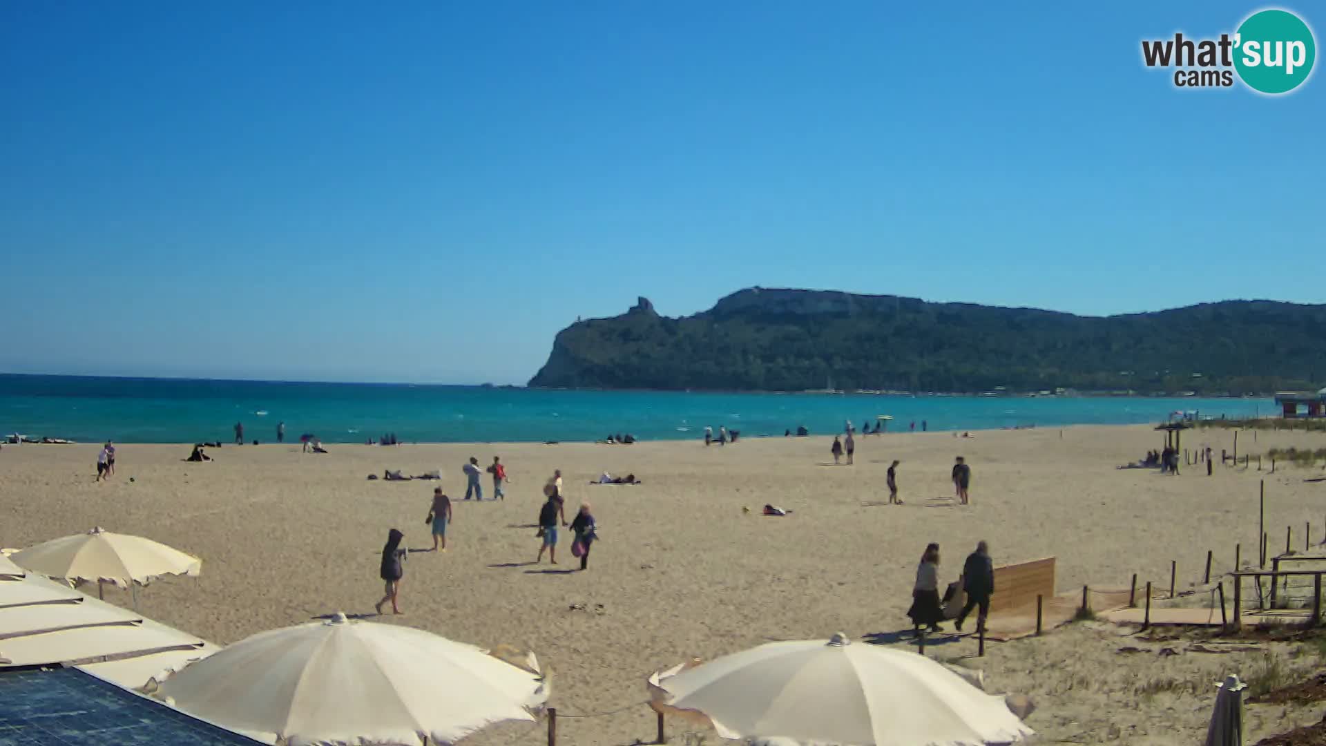 Poetto Strand Webcam | Cagliari | Sardinien