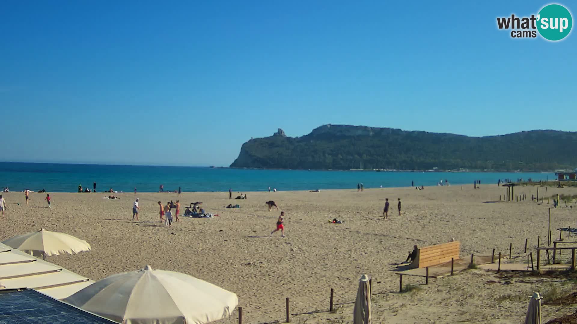 Poetto Strand Webcam | Cagliari | Sardinien
