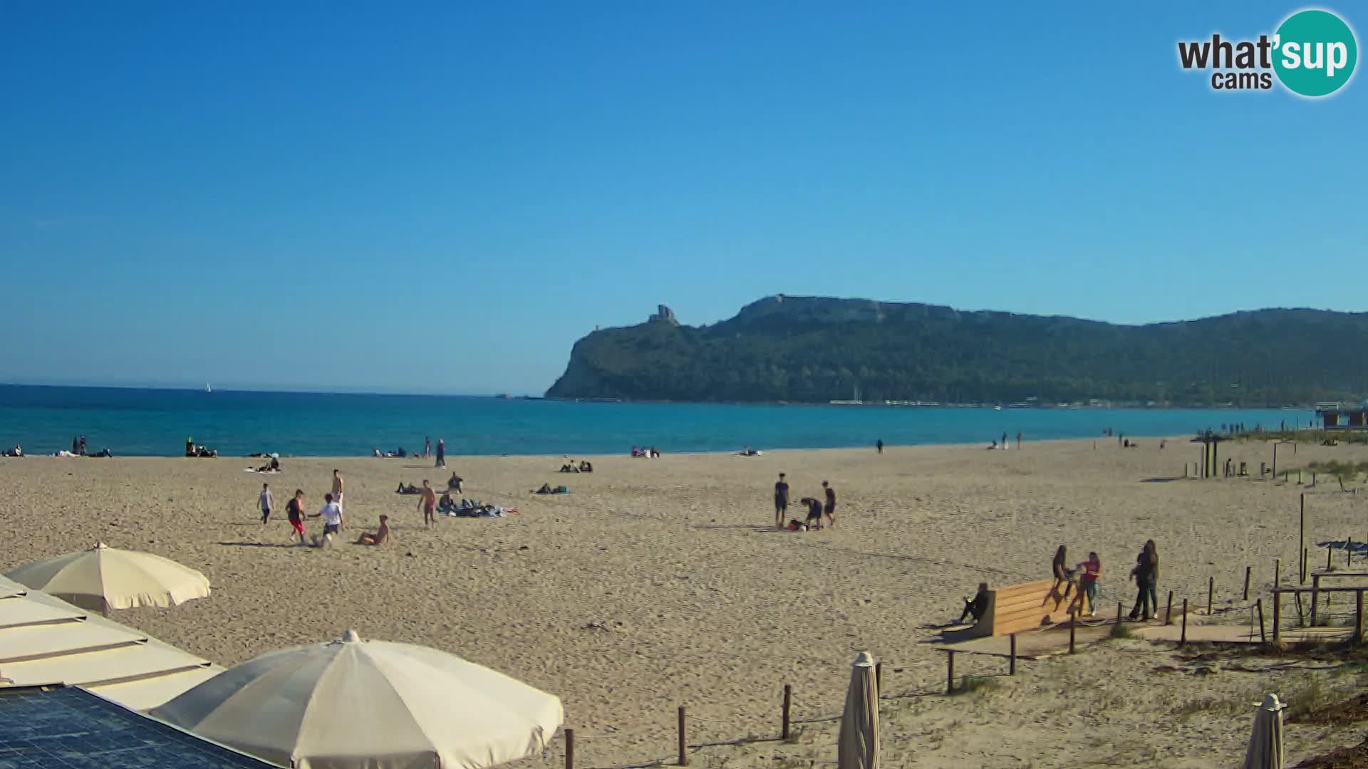 Webcam playa de Poetto | Cagliari | Cerdeña