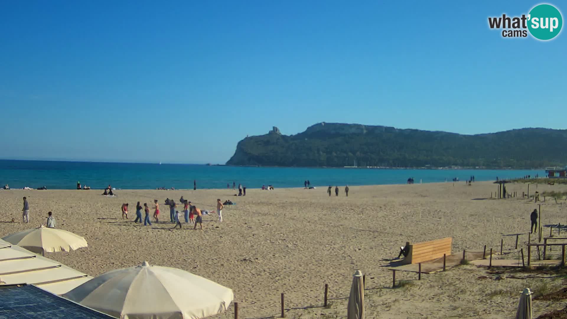 Poetto beach webcam | Cagliari | Sardinia