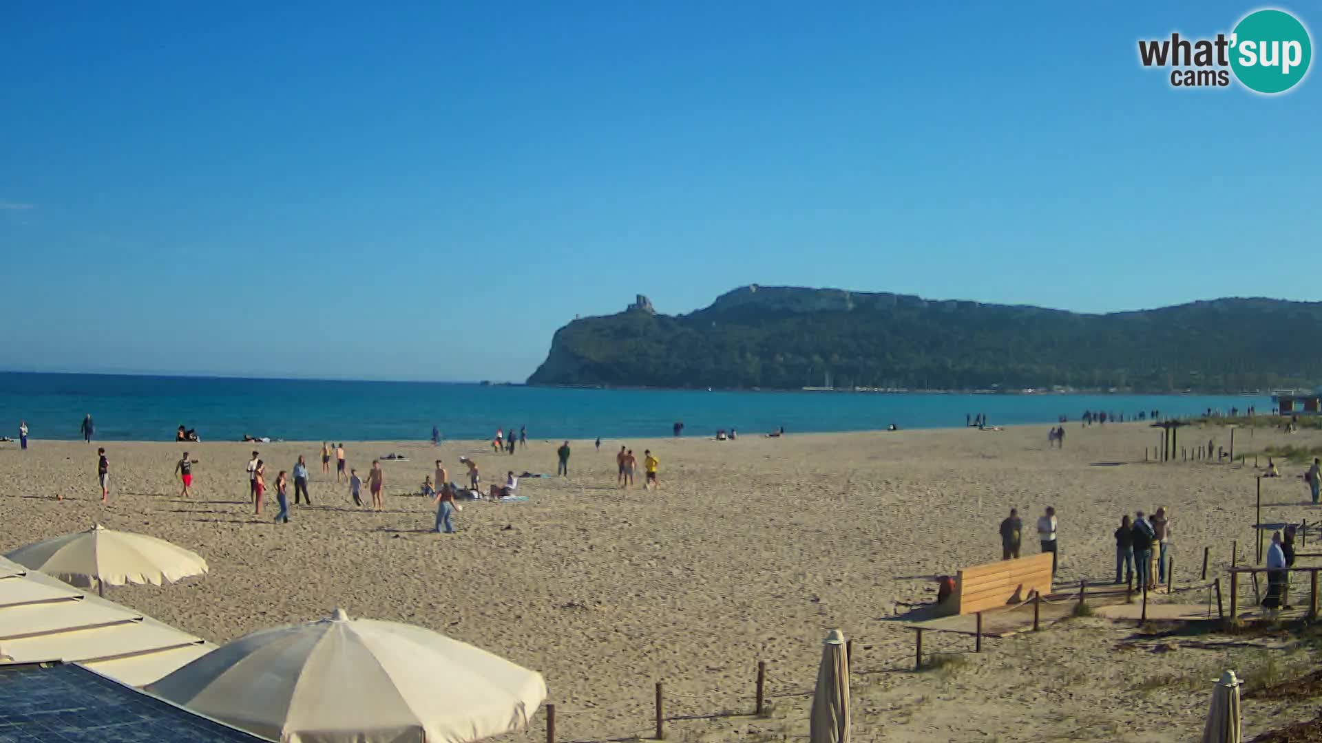 Webcam spiaggia del Poetto | Cagliari | Sardegna