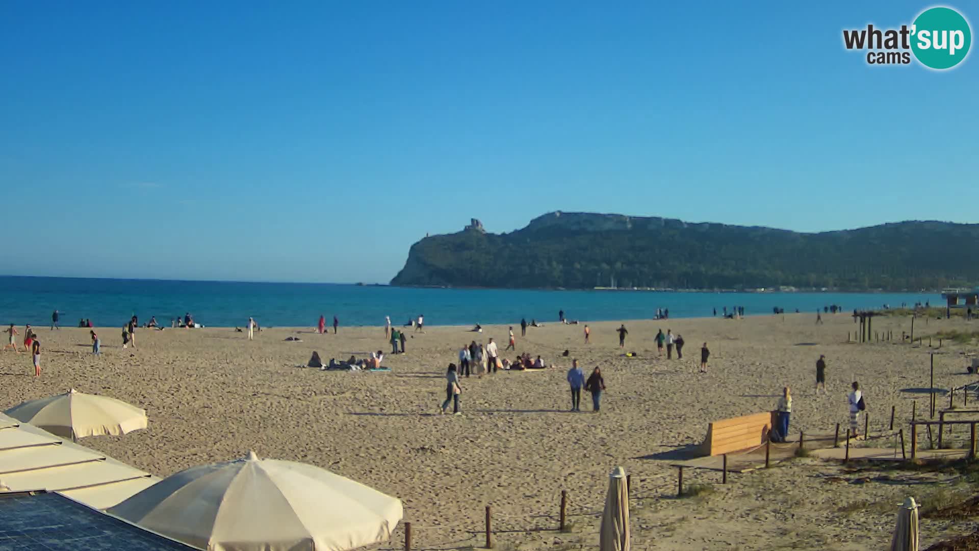 Webcam spiaggia del Poetto | Cagliari | Sardegna