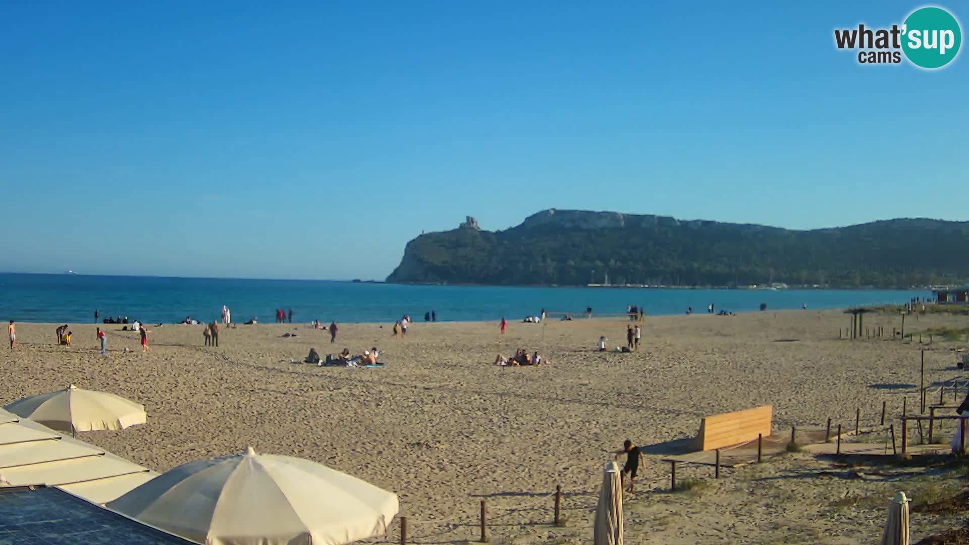 Poetto beach webcam | Cagliari | Sardinia