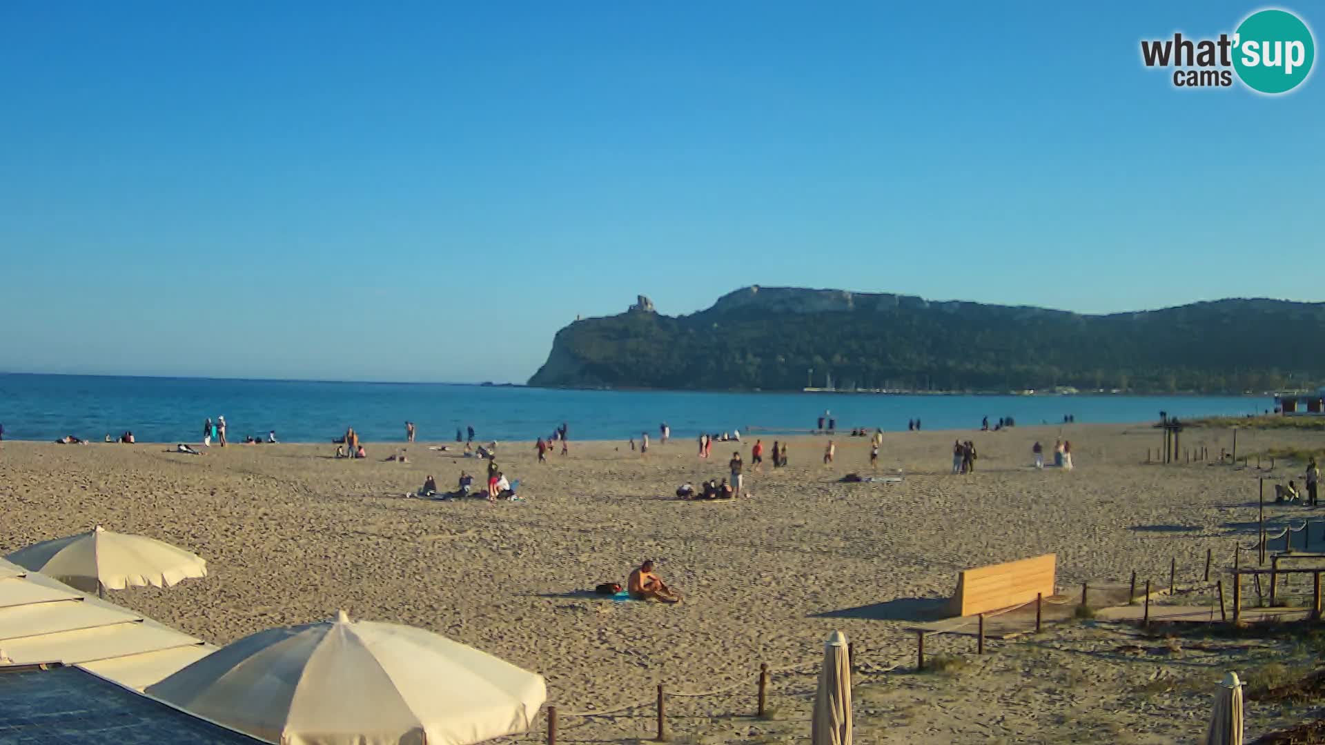 Webcam plage de Poetto | Cagliari | Sardaigne