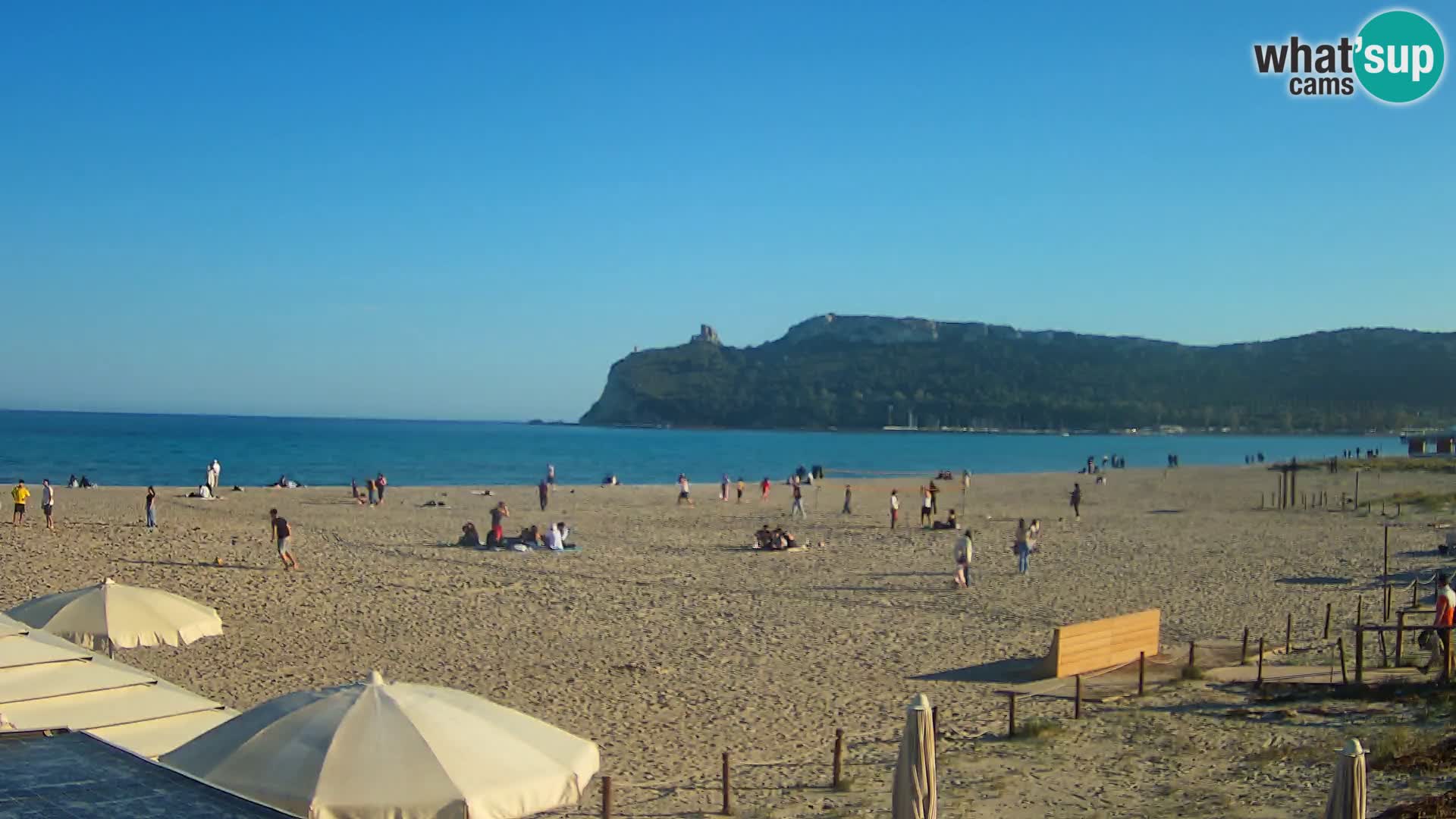 Webcam plage de Poetto | Cagliari | Sardaigne