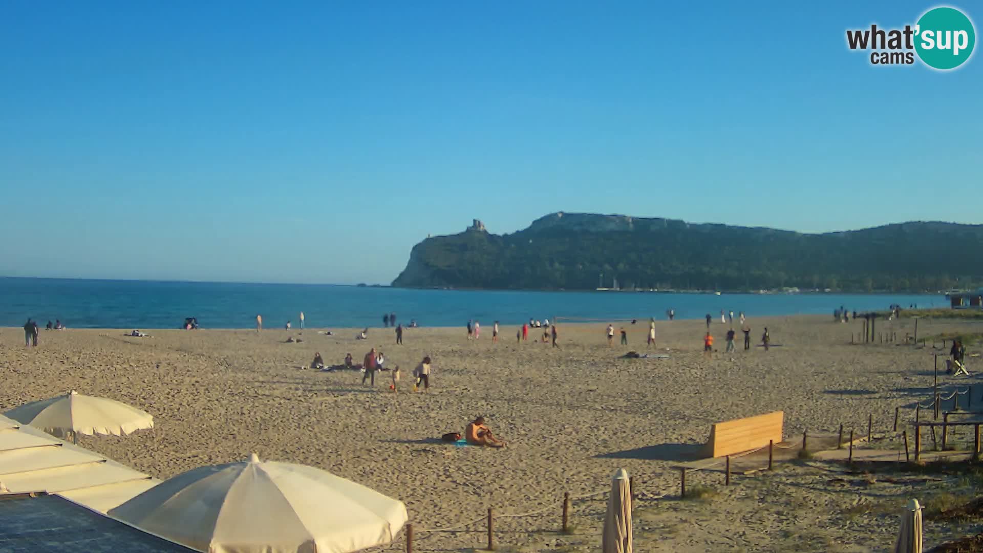 Poetto beach webcam | Cagliari | Sardinia