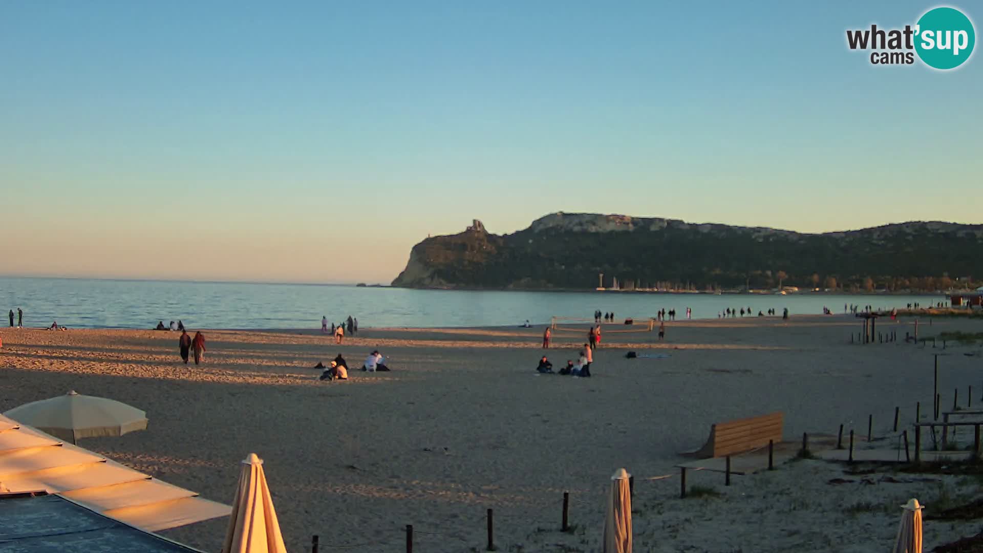 Poetto Strand Webcam | Cagliari | Sardinien