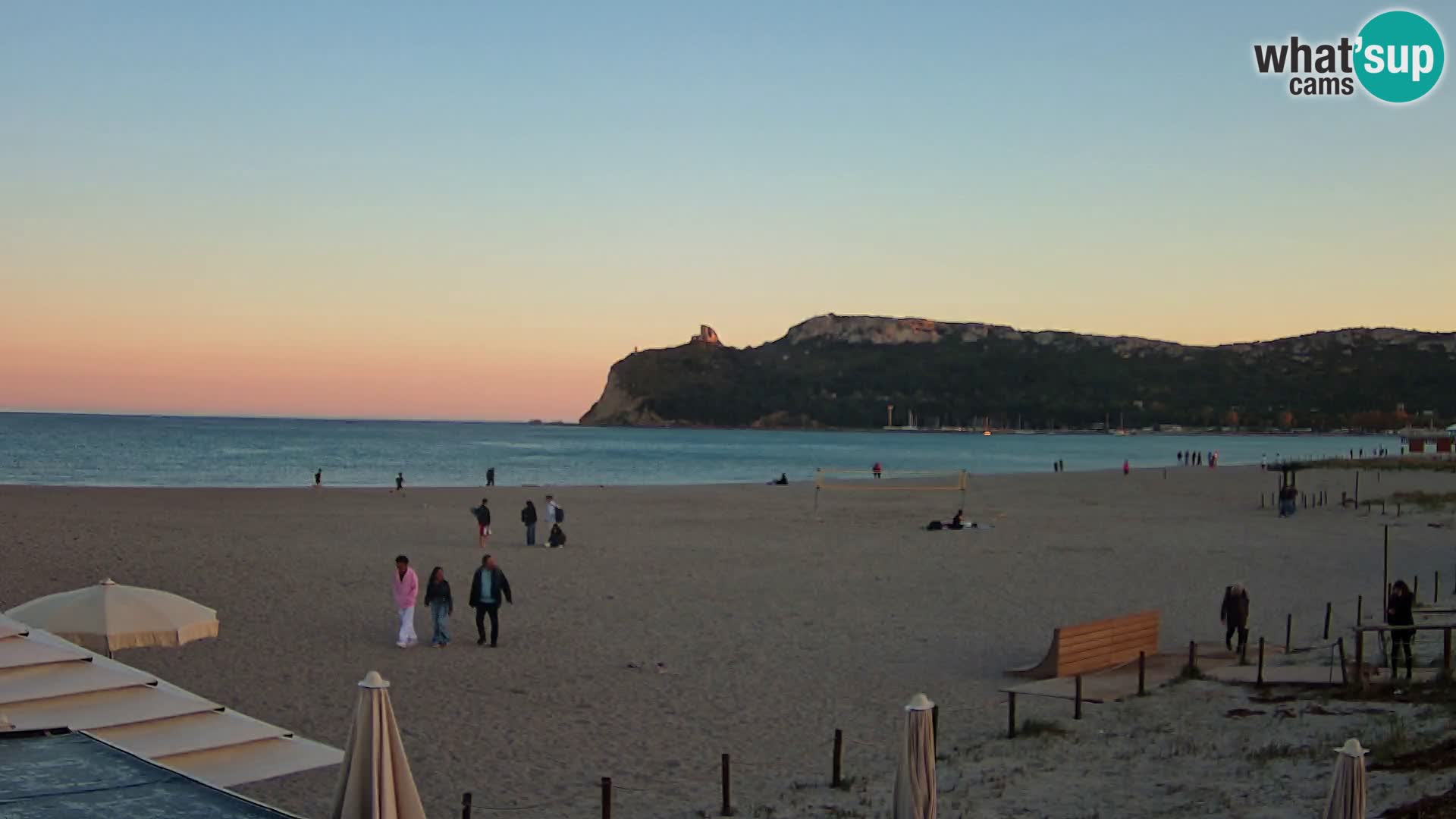 Poetto beach webcam | Cagliari | Sardinija