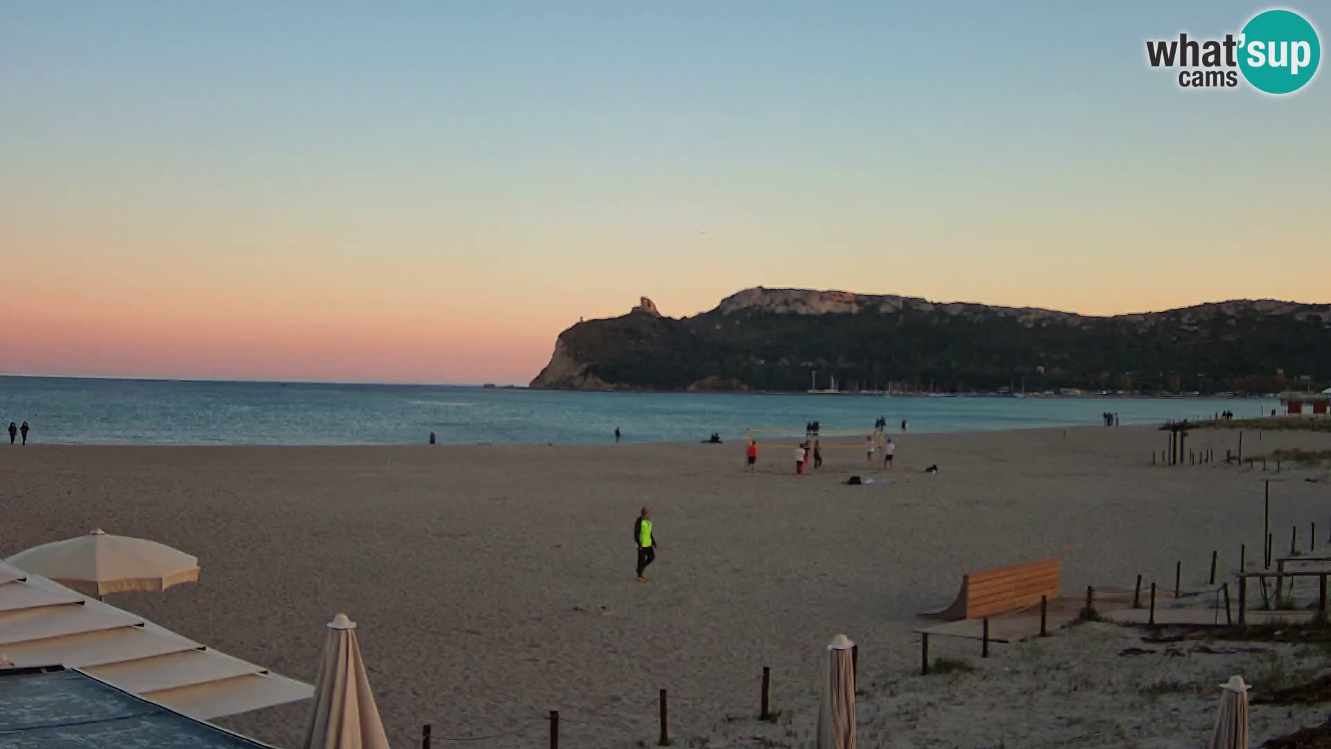 Poetto beach webcam | Cagliari | Sardinija